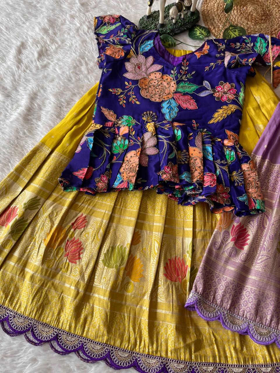 Lotus Kids Lehenga