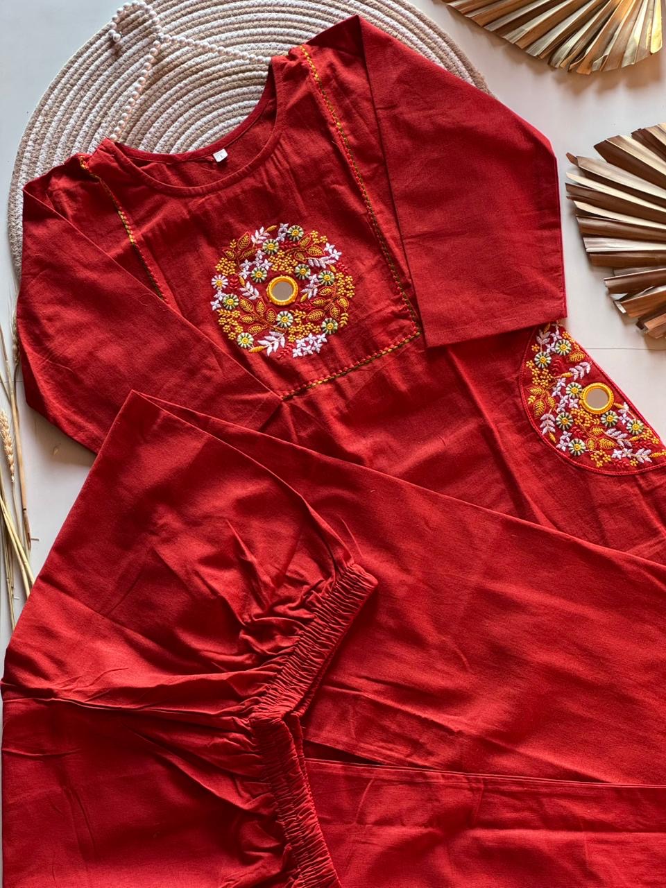 Kashida work Kurtis