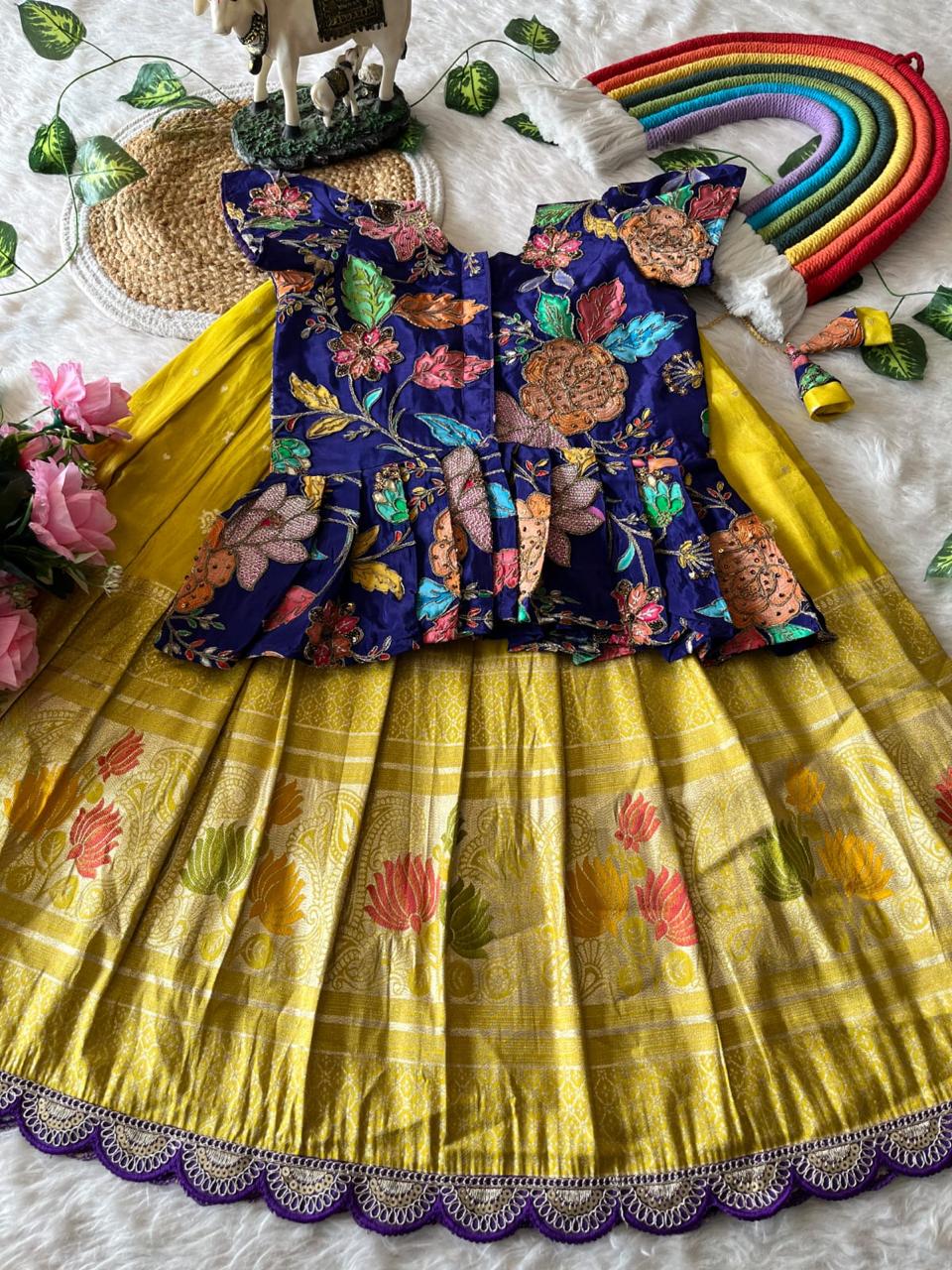 Lotus Kids Lehenga