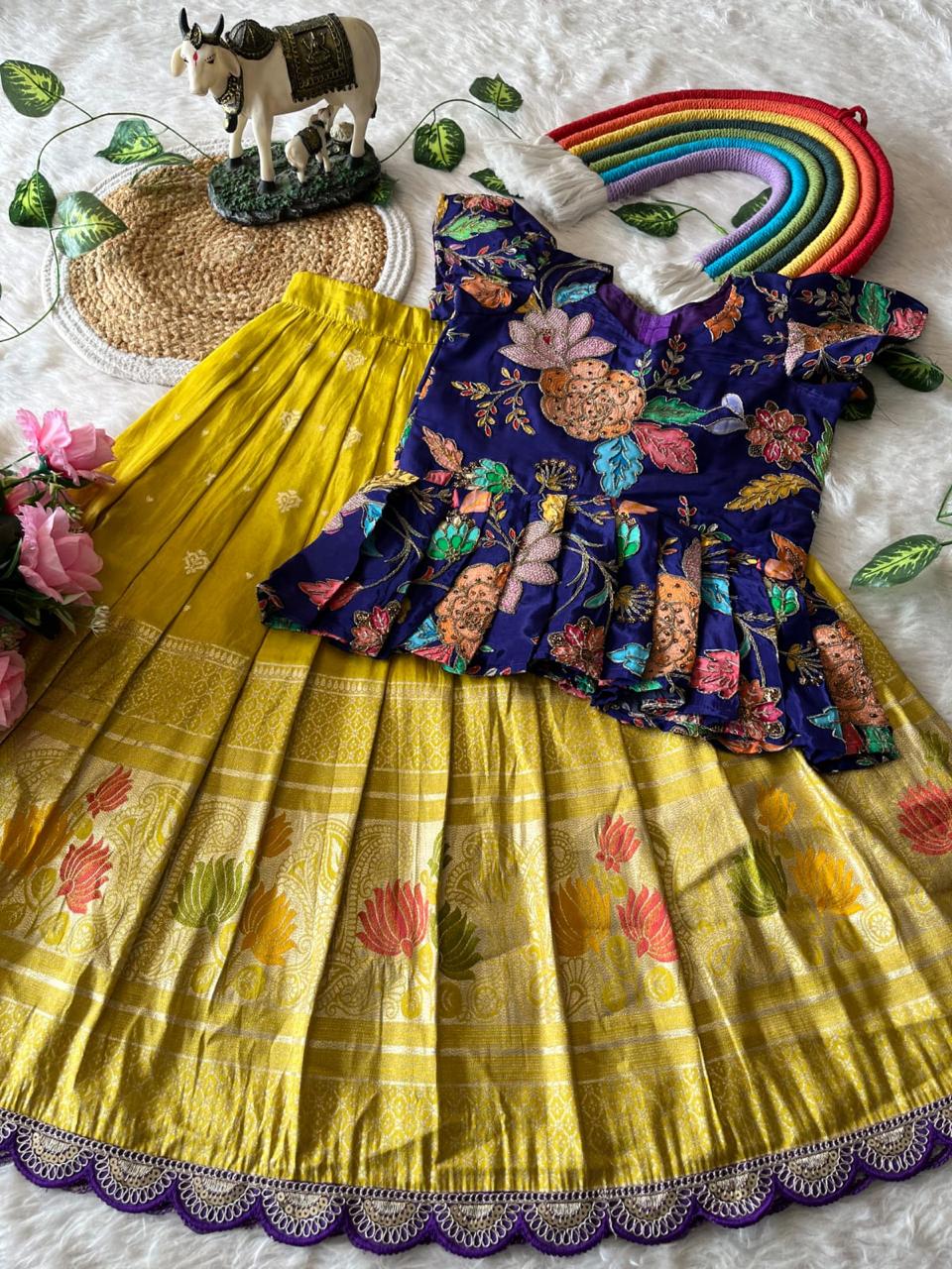 Lotus Kids Lehenga