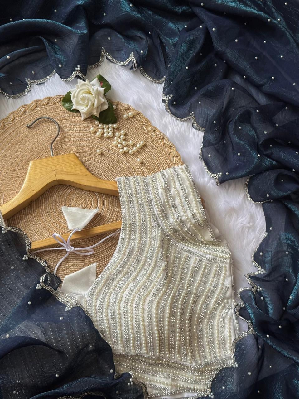 Crunchy crush sarees