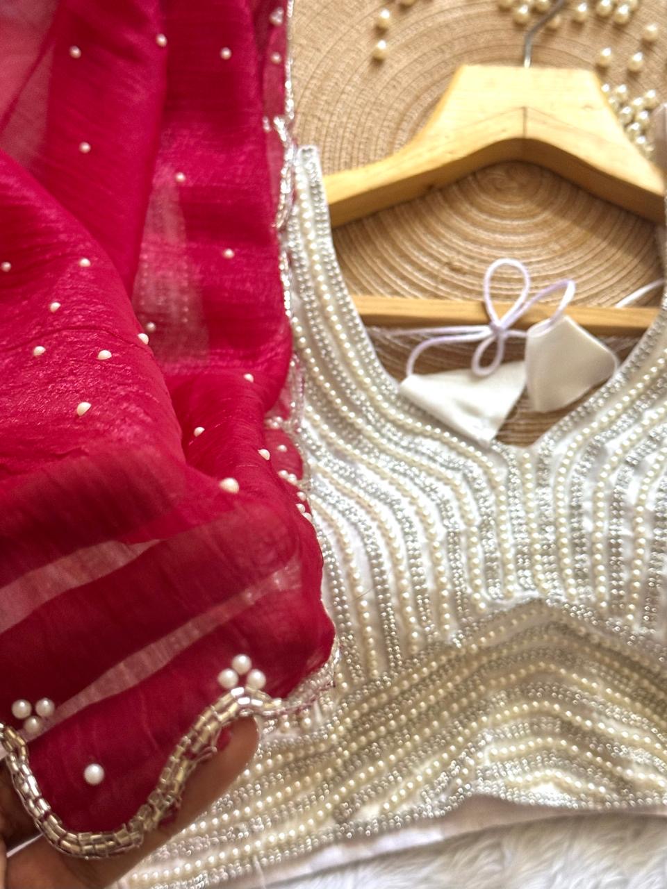Crunchy crush sarees