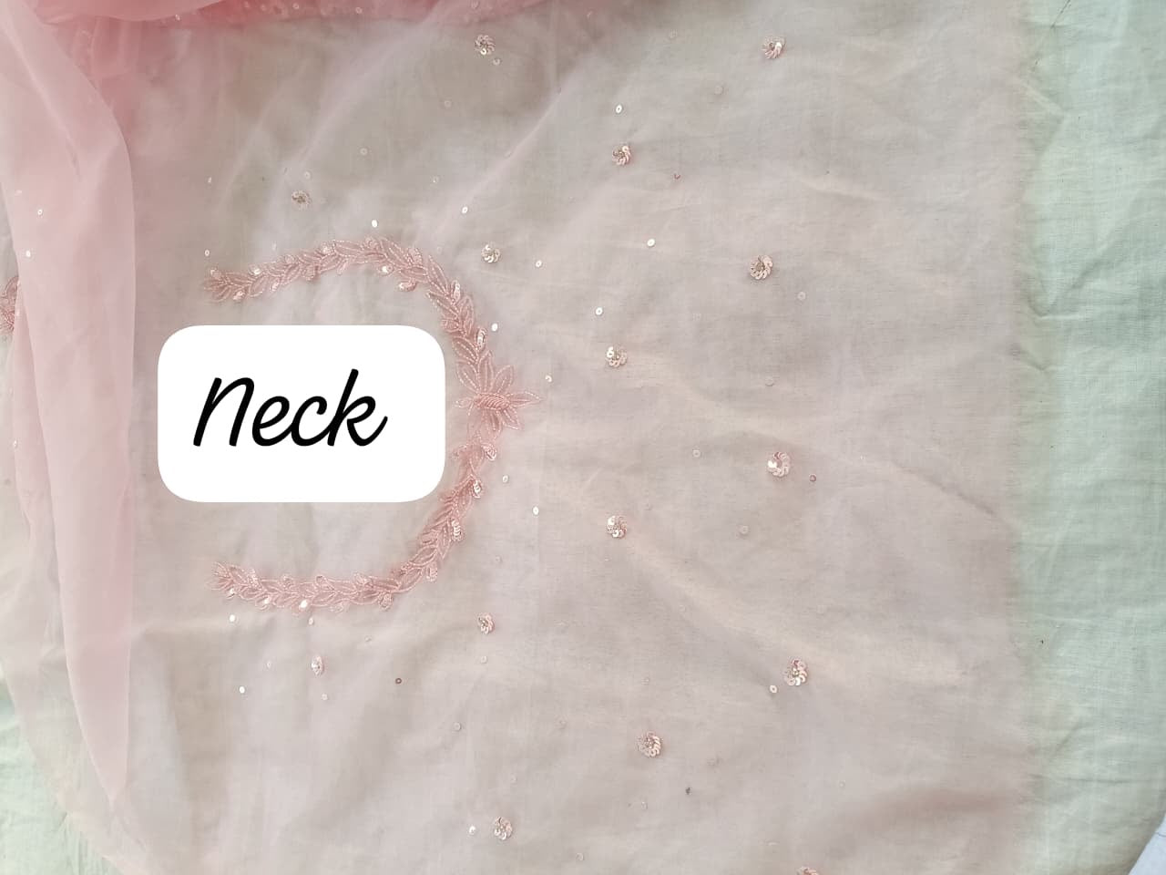 Blush organza sarees