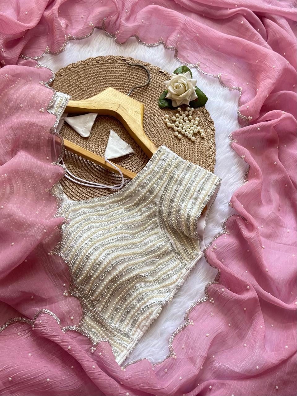 Crunchy crush sarees