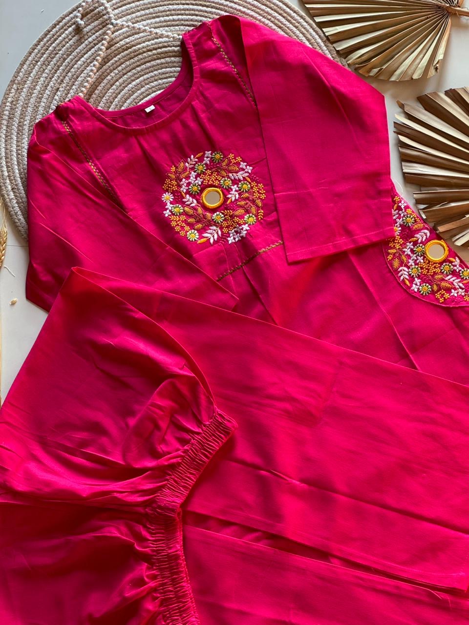 Kashida work Kurtis