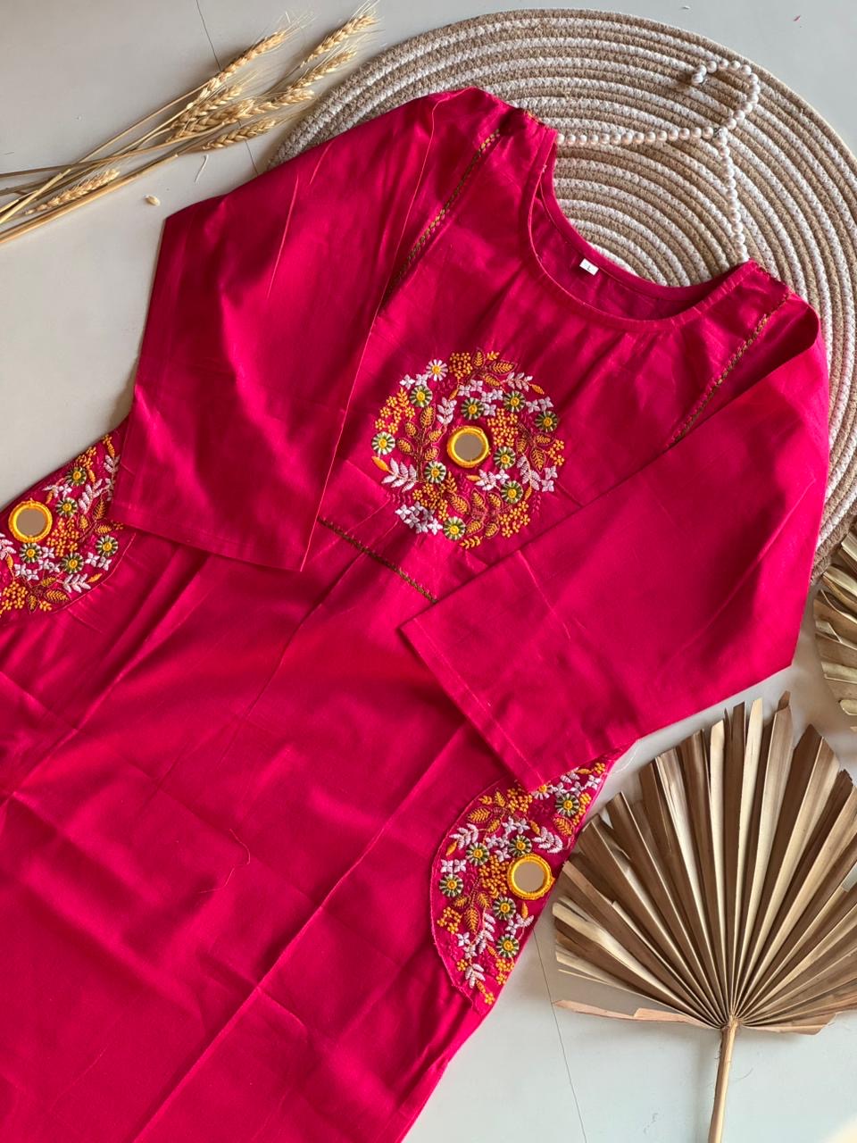 Kashida work Kurtis