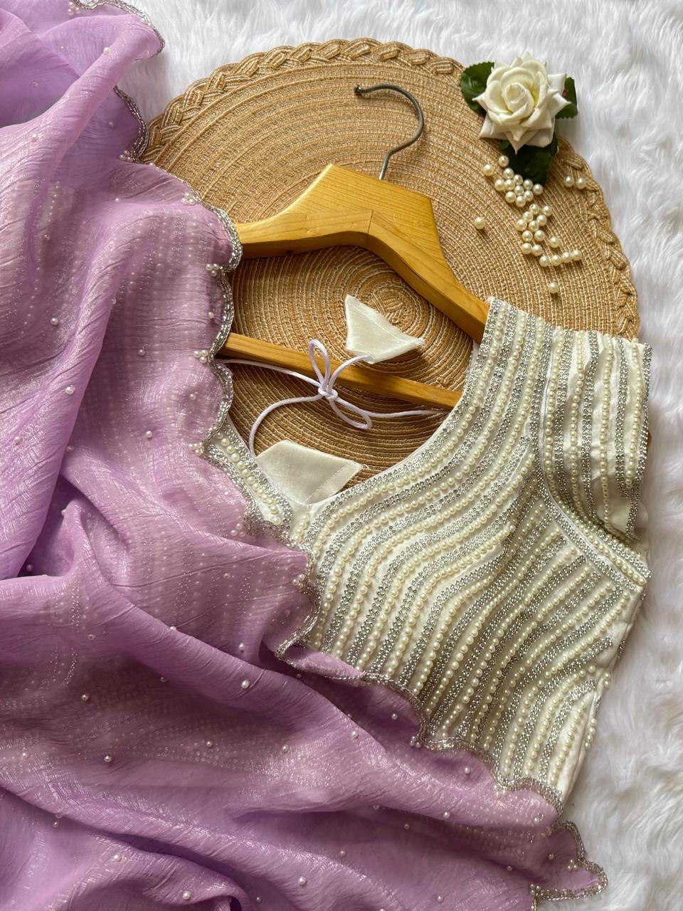 Crunchy crush sarees