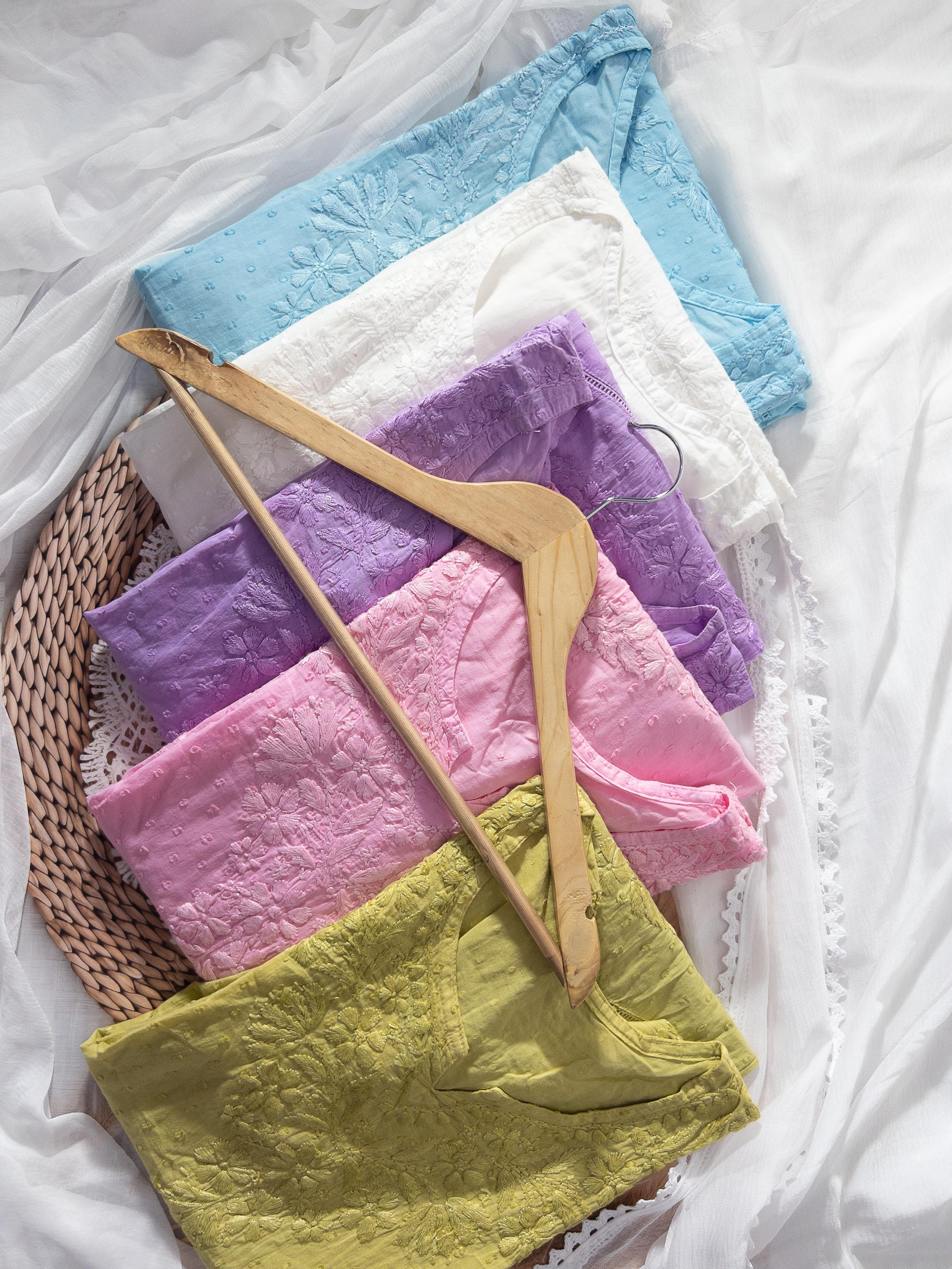 Chikankari Straight Kurti