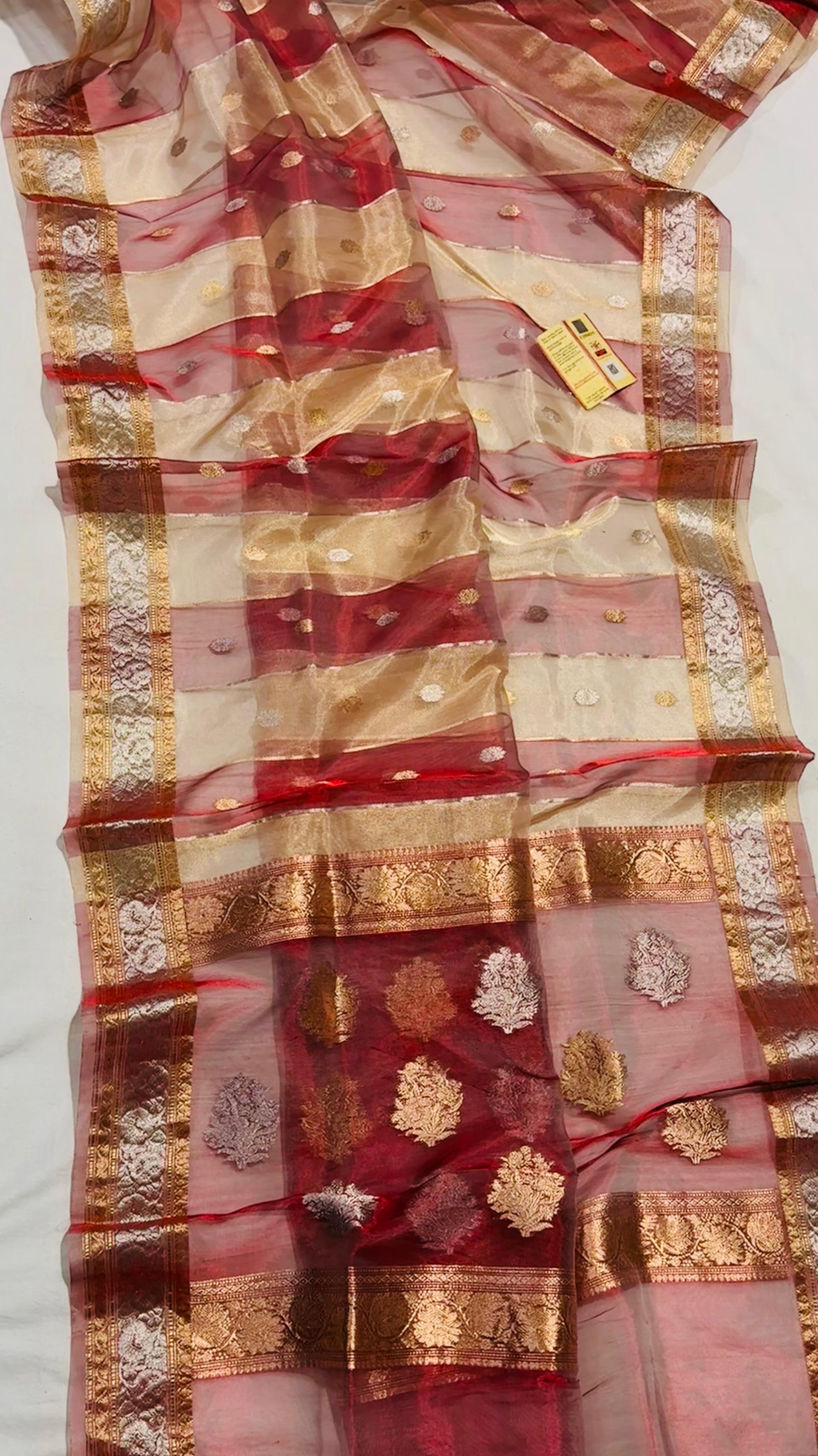 Banarasi Handloom Tissue Saree