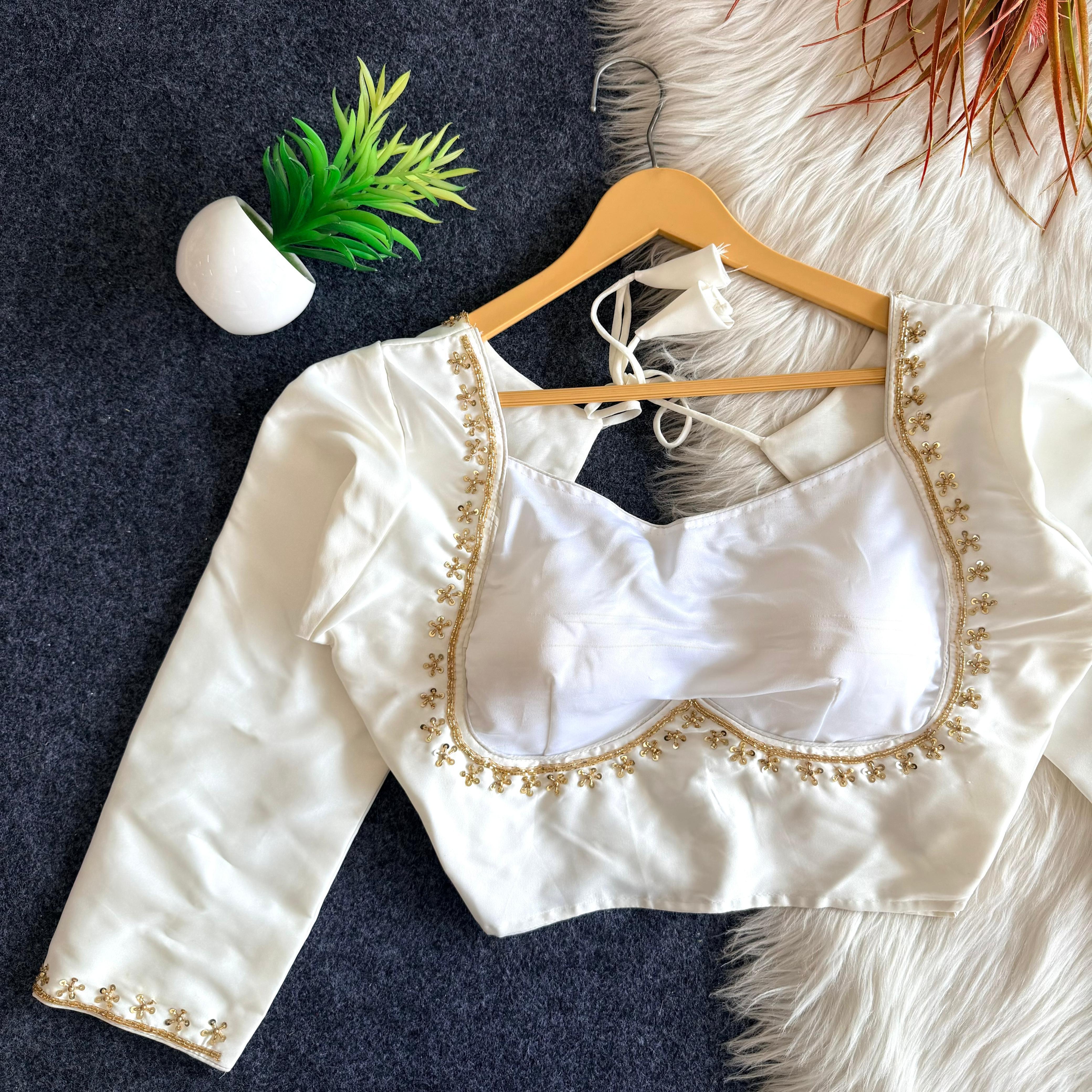 Soft silk blouse