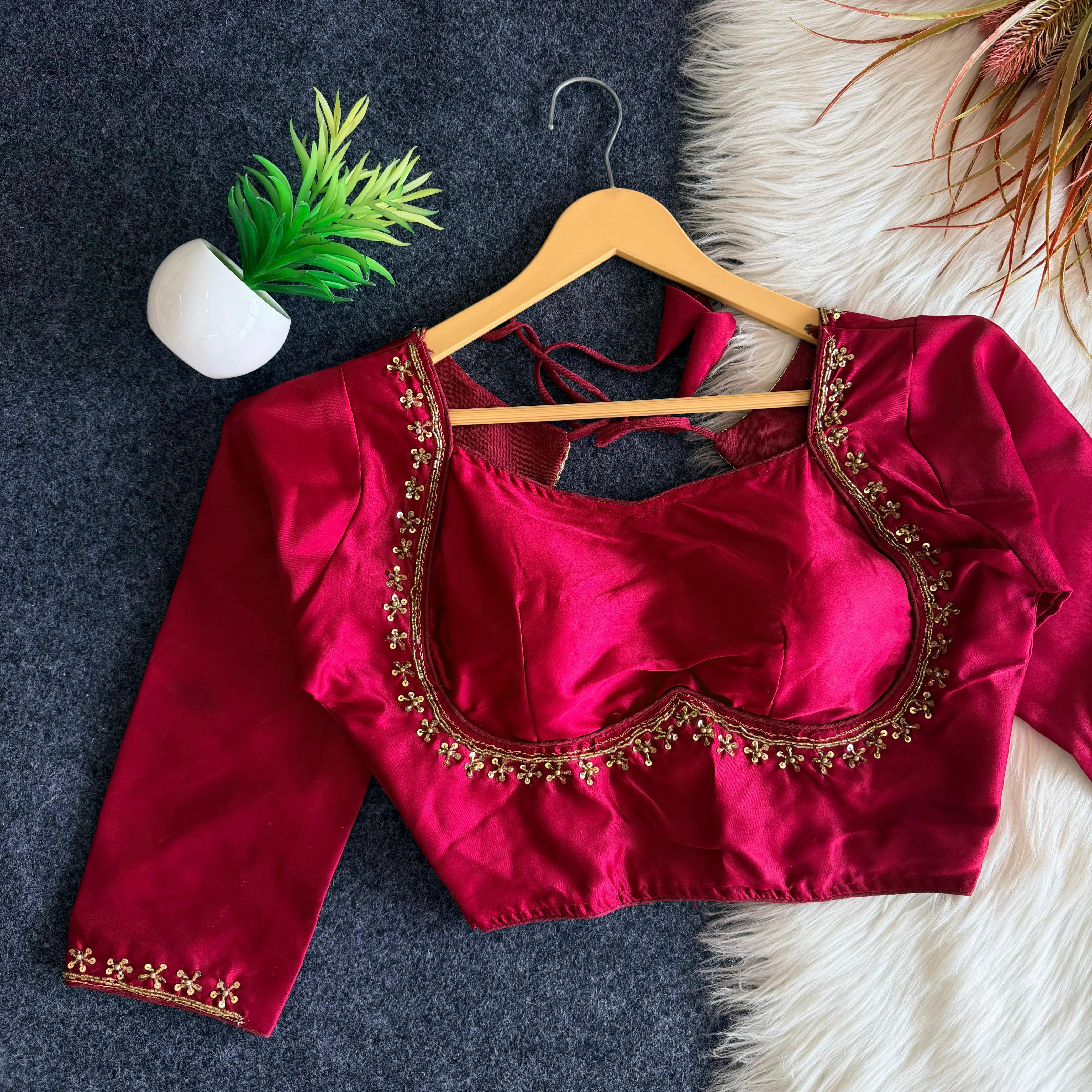 Soft silk blouse