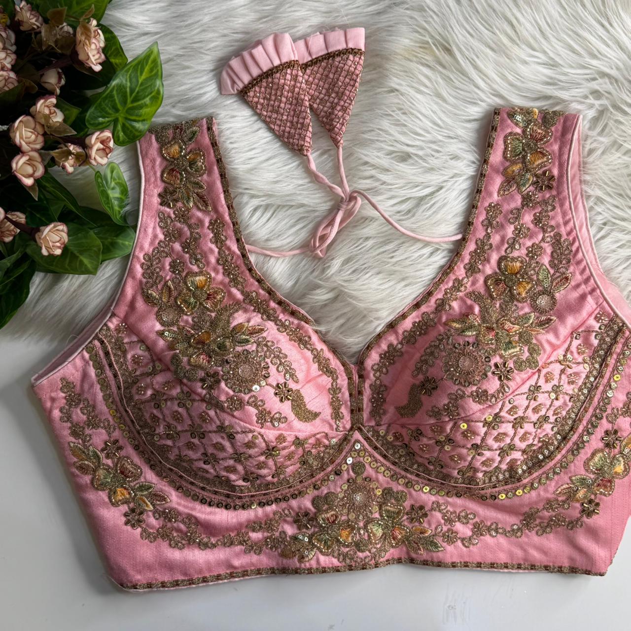 Silk designer blouse