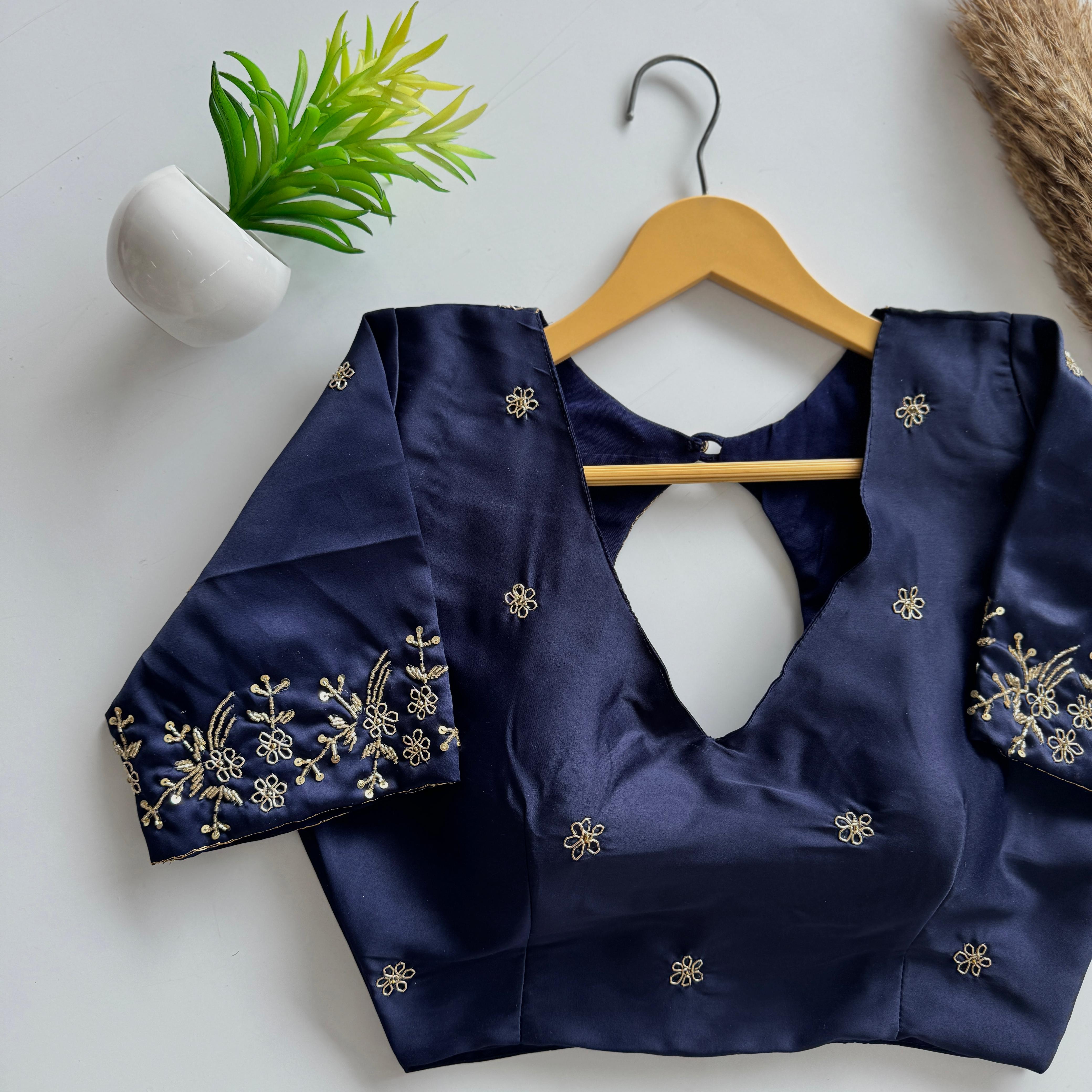 Silk designer blouse