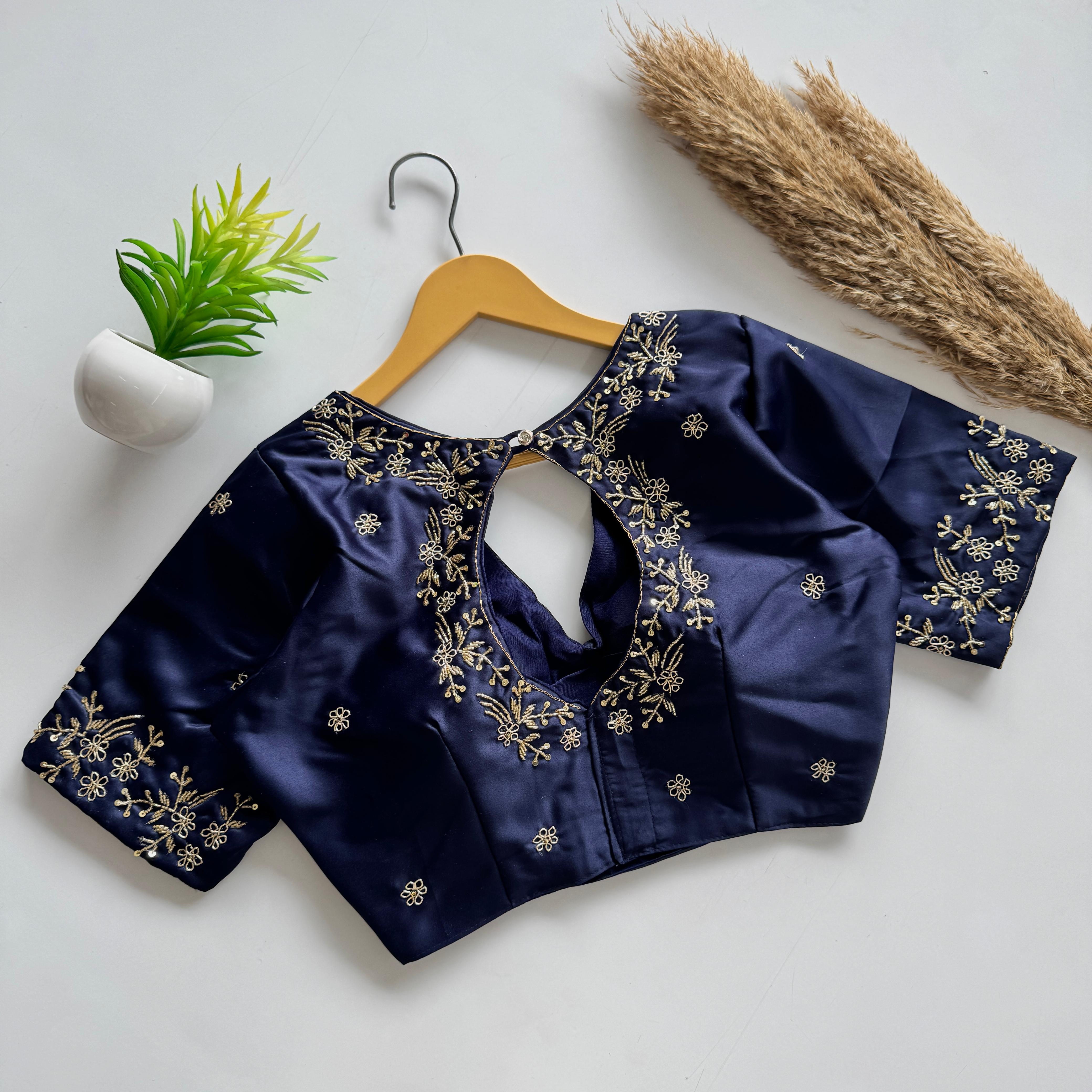 Silk designer blouse