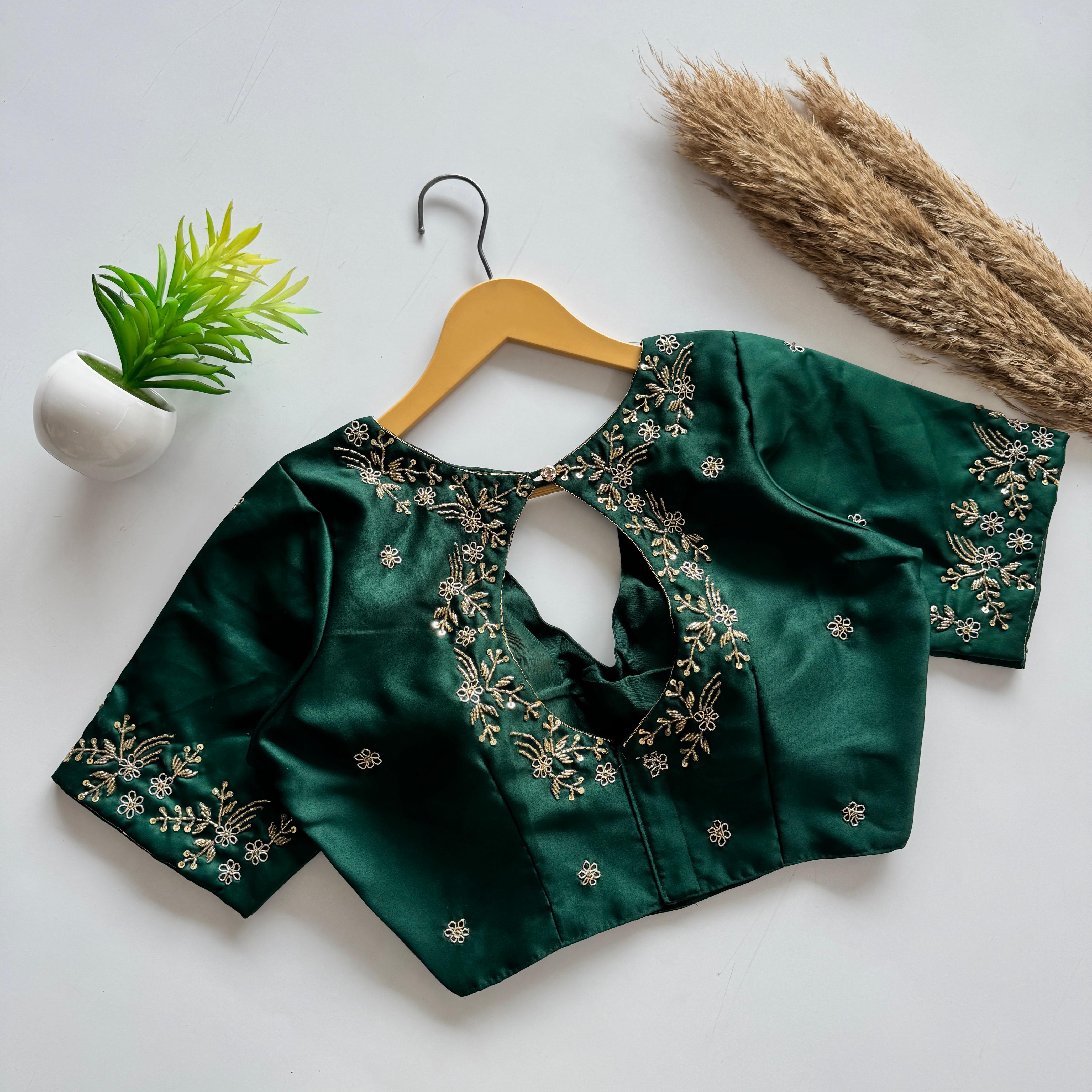 Silk designer blouse