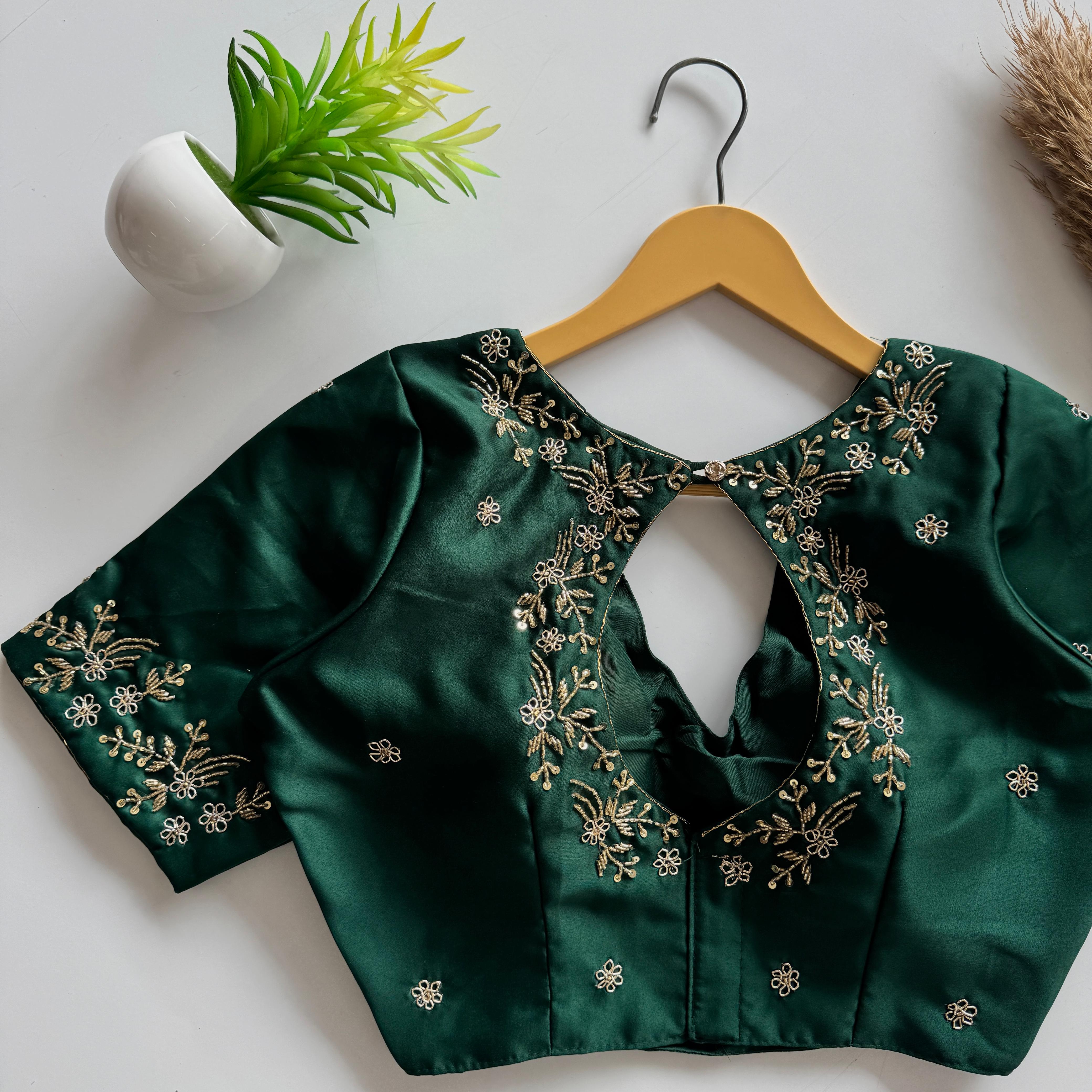 Silk designer blouse