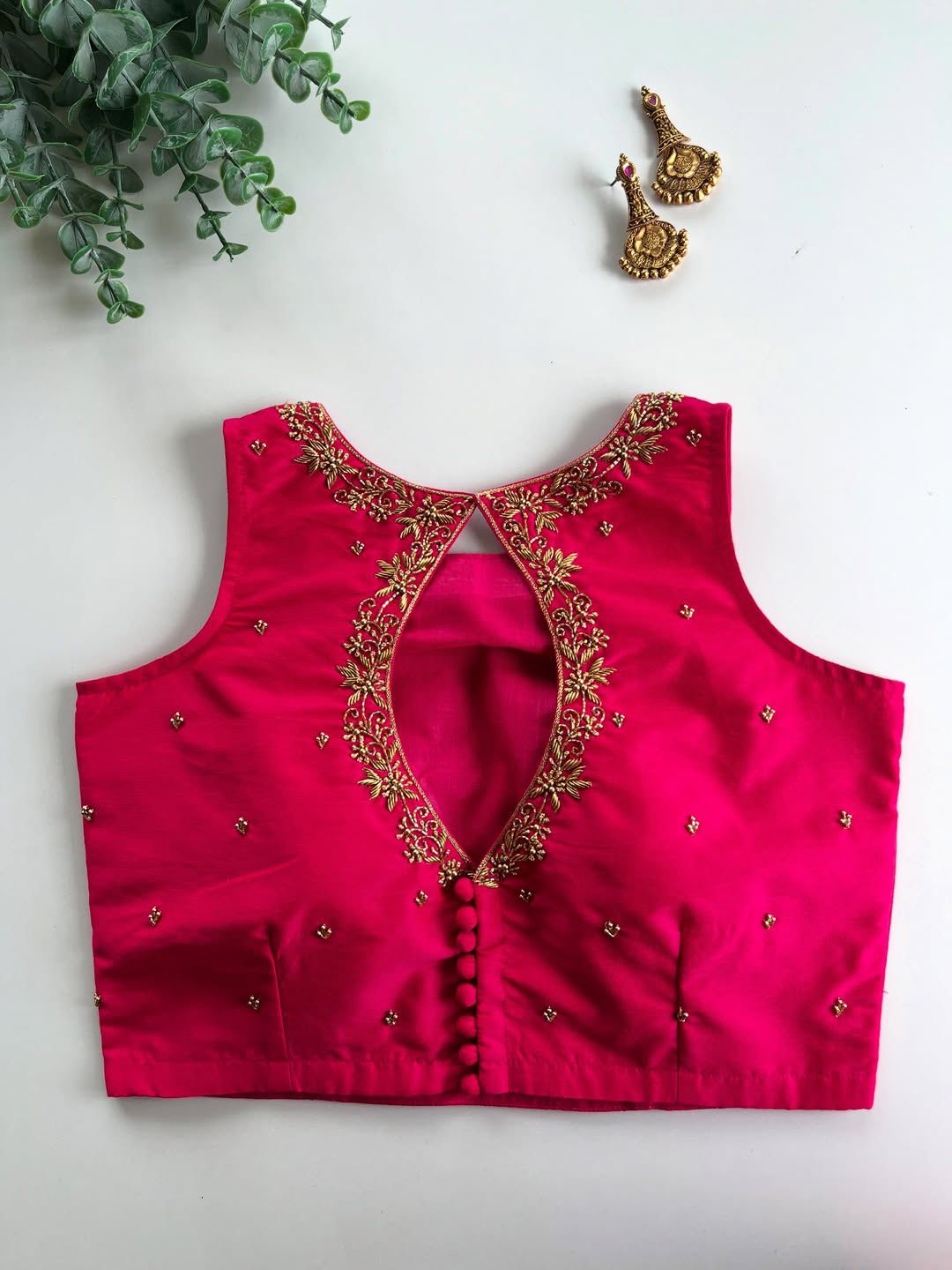 Silk designer blouse