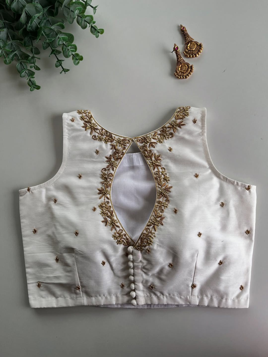 Silk designer blouse