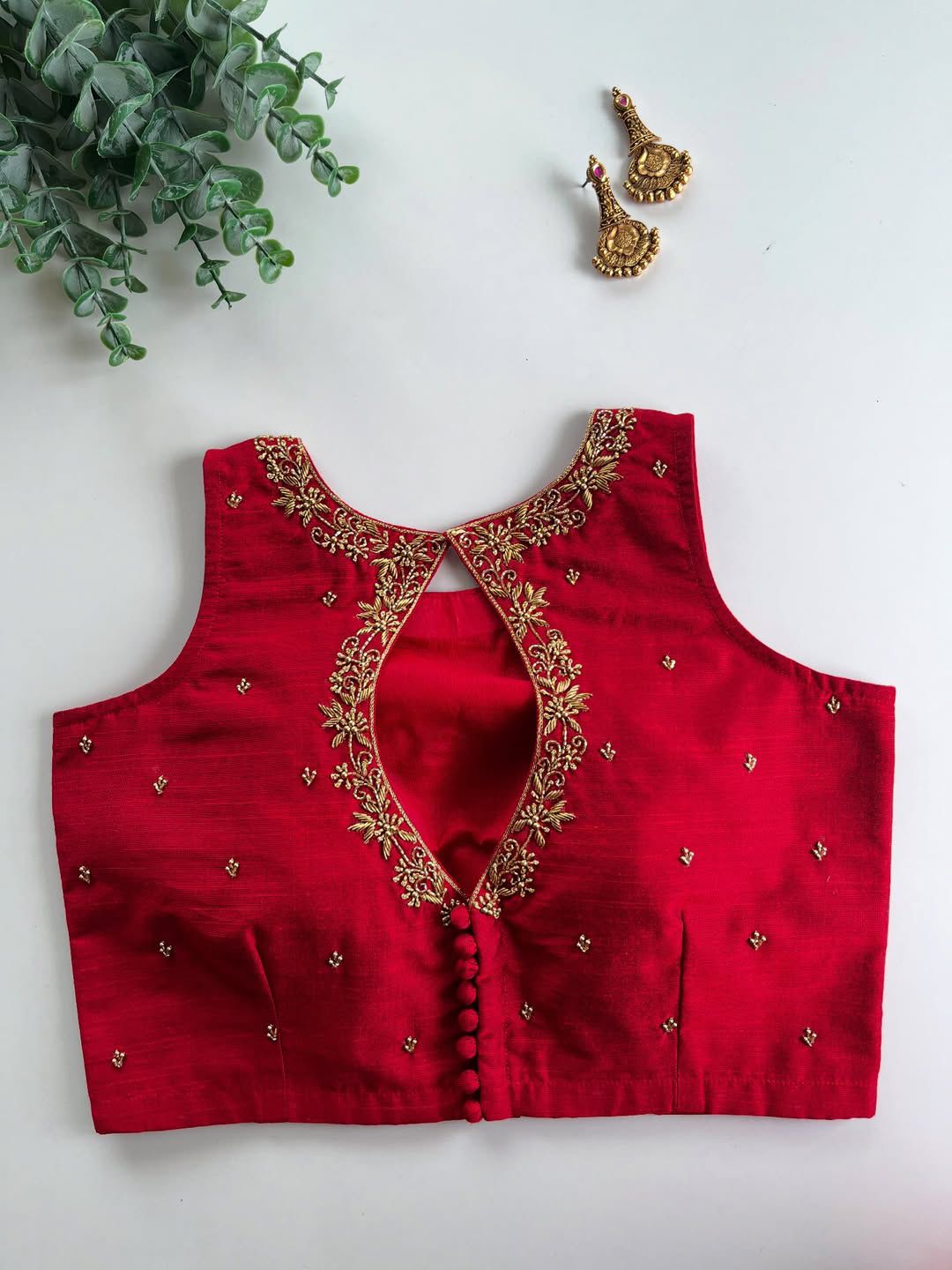 Silk designer blouse