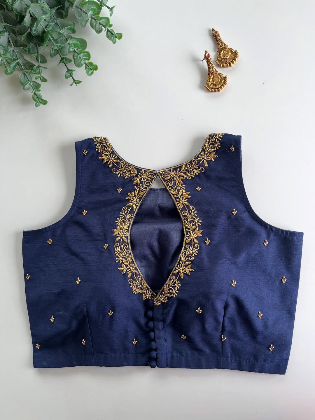 Silk designer blouse