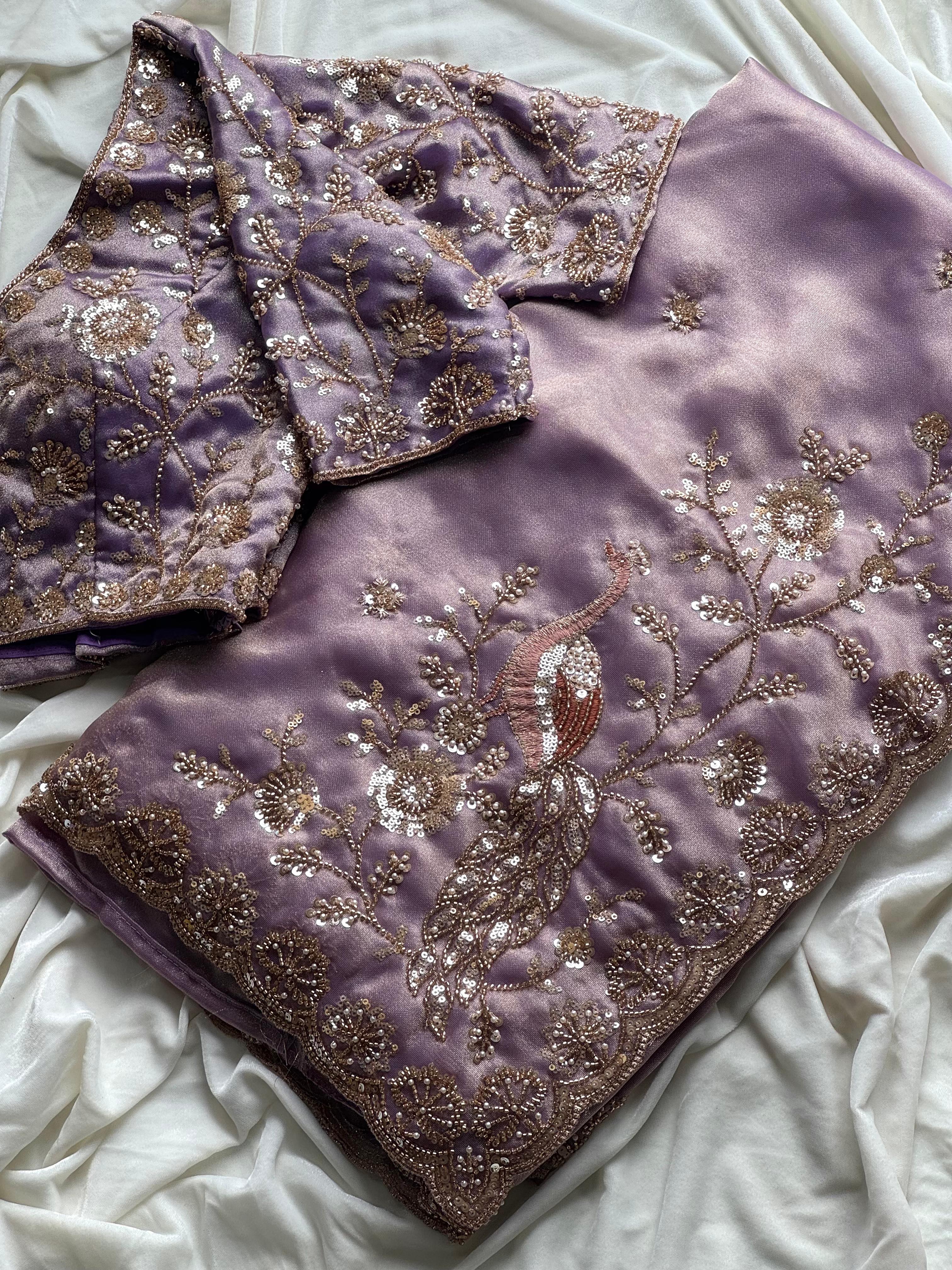 Cocktail designer saree