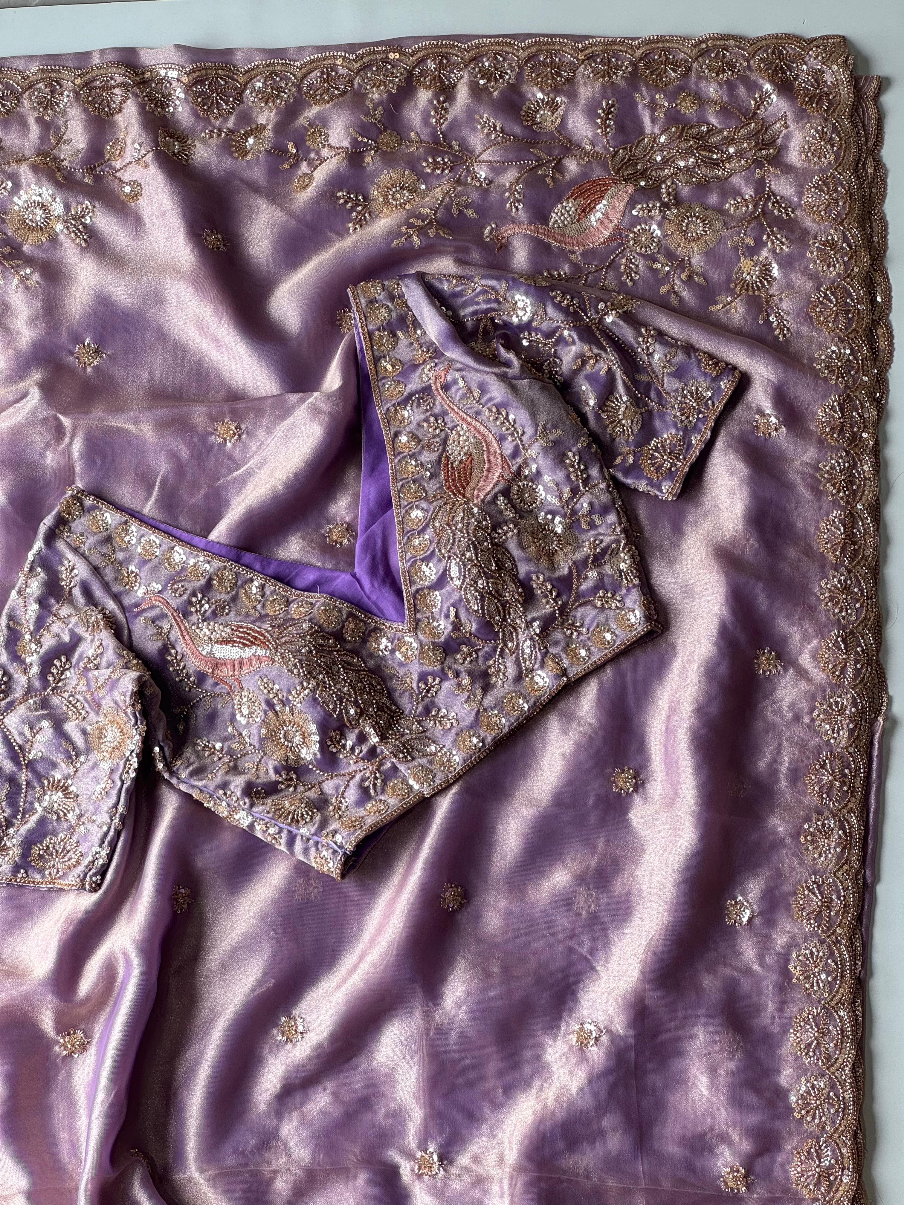 Cocktail designer saree