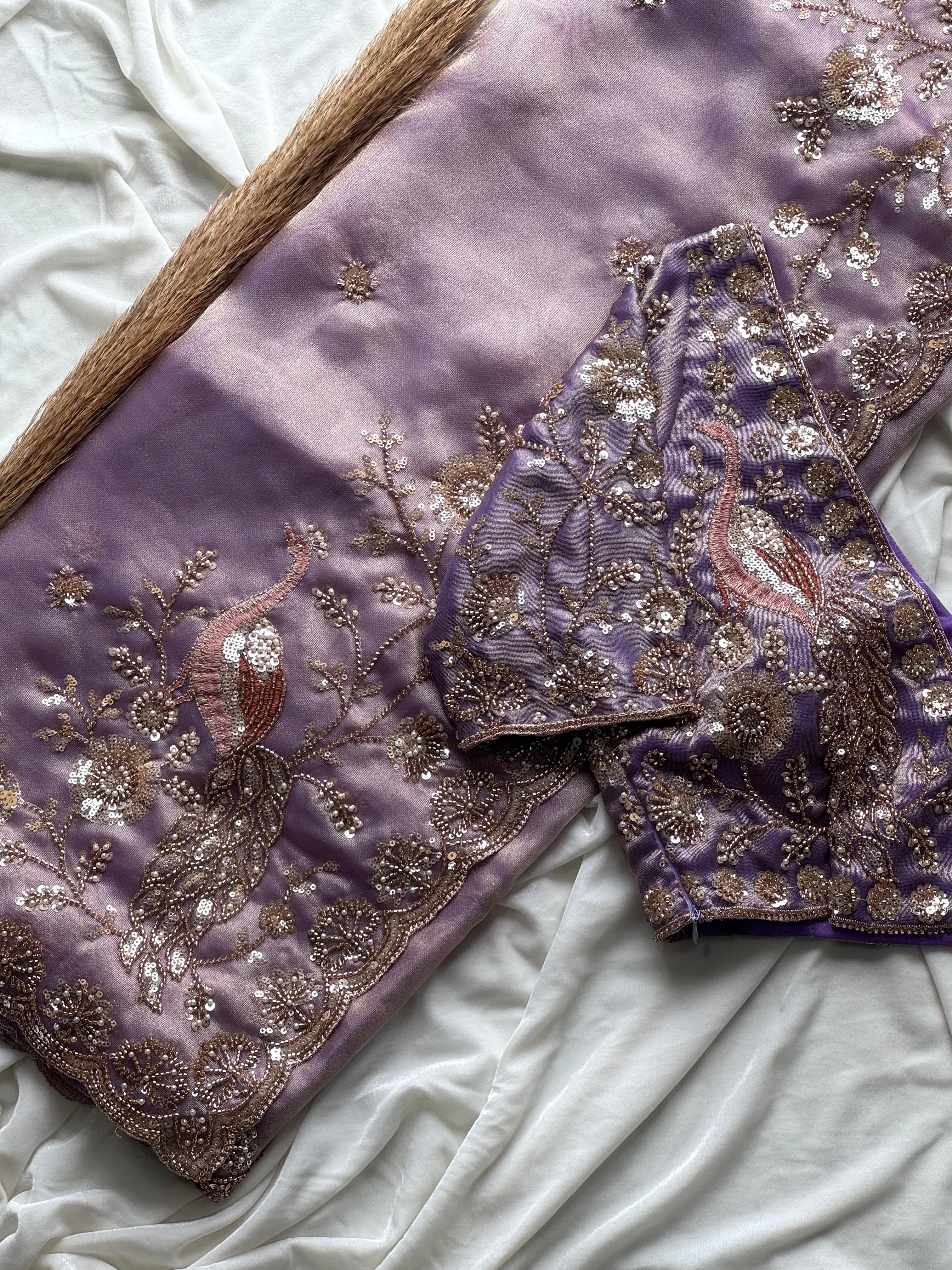 Cocktail designer saree