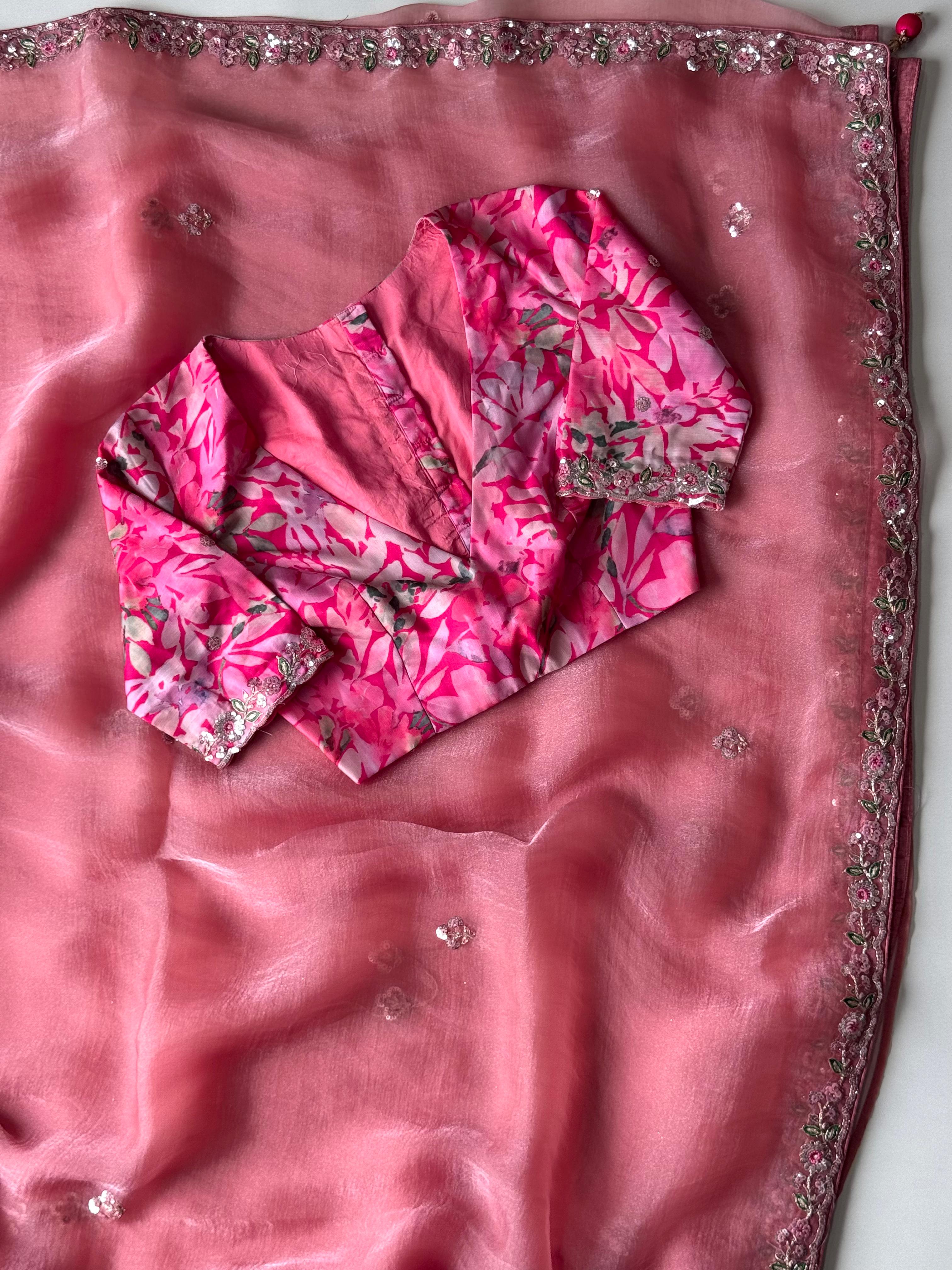 Premium tissue silk saree