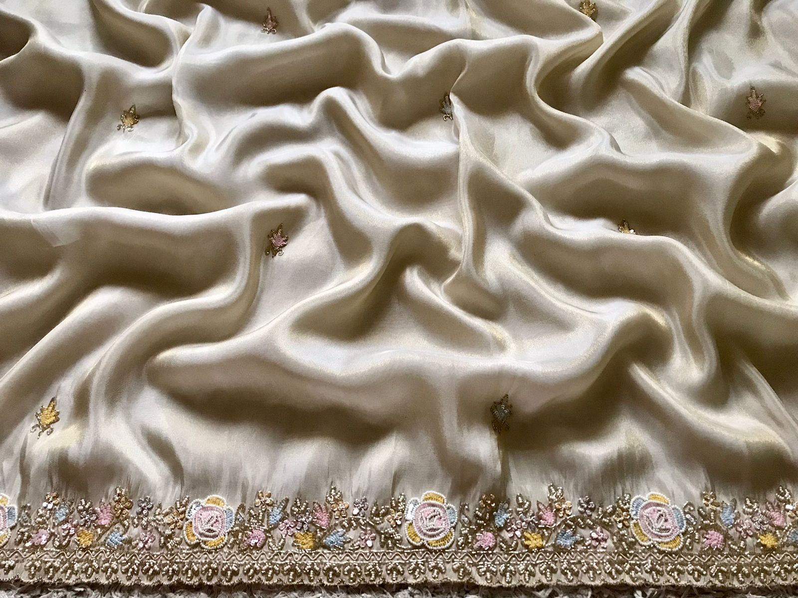 Embellished designer saree