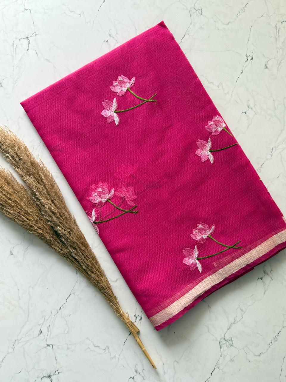 Lotus doria saree