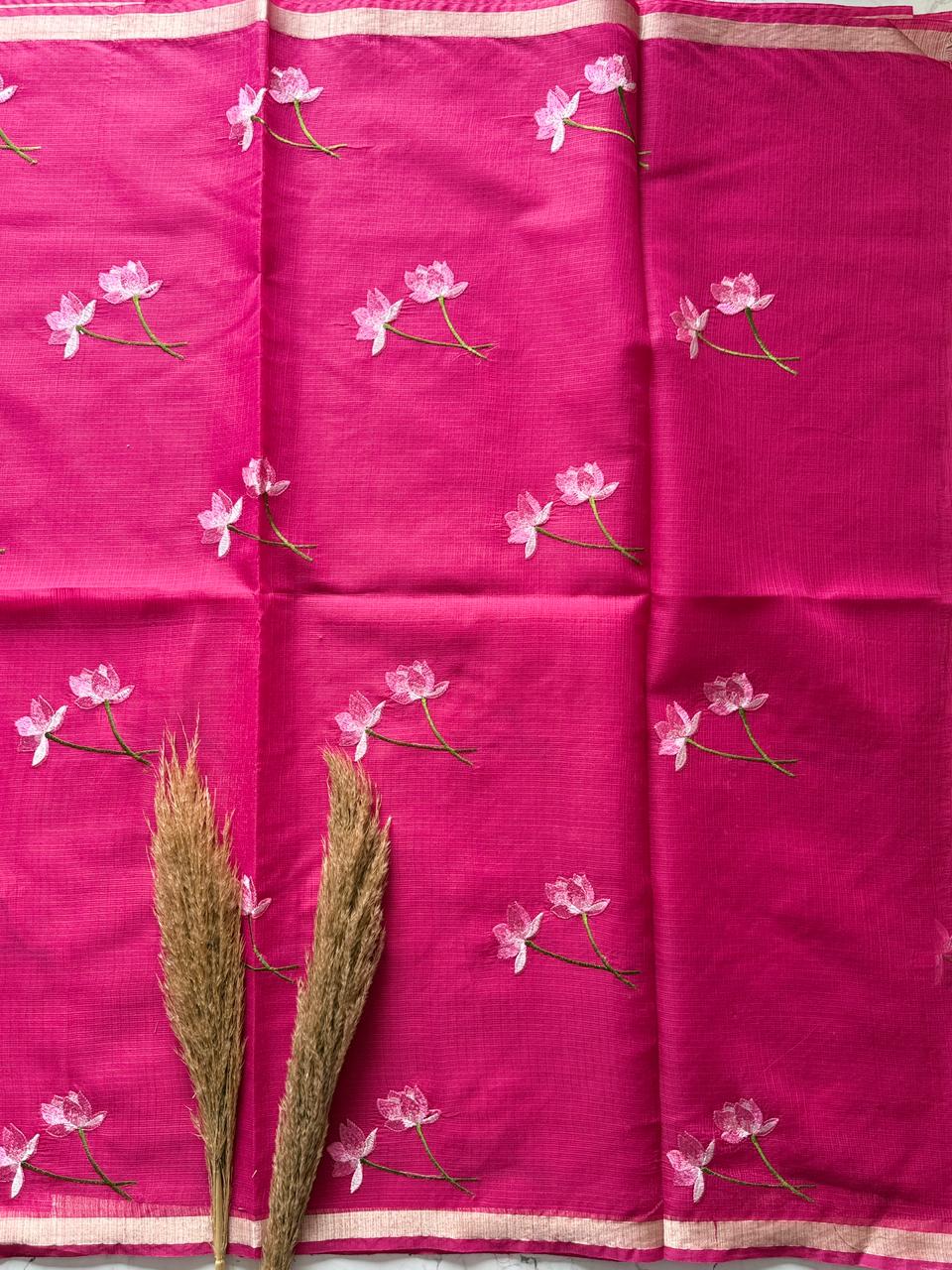 Lotus doria saree