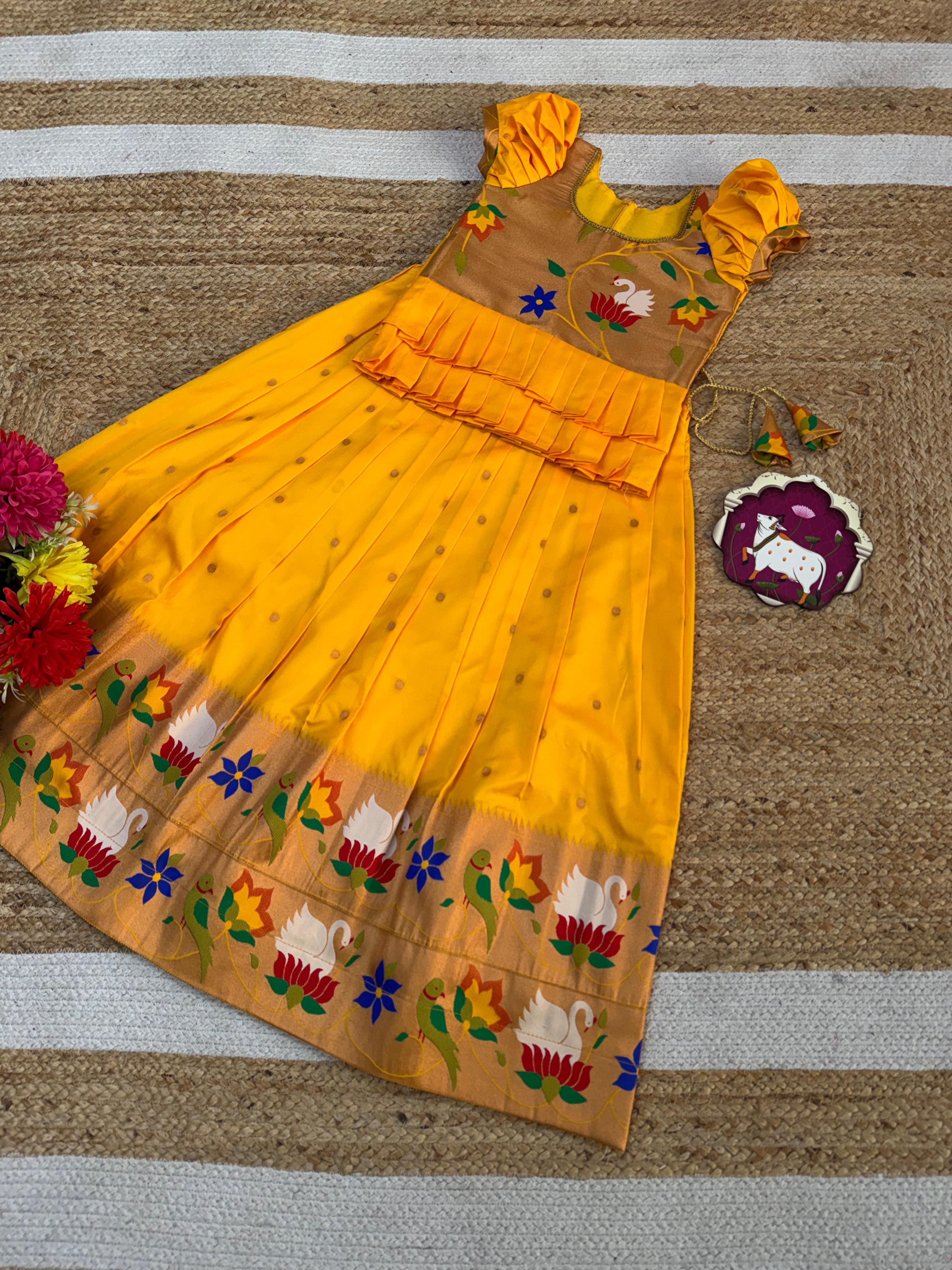Meena Work Kids Lehenga