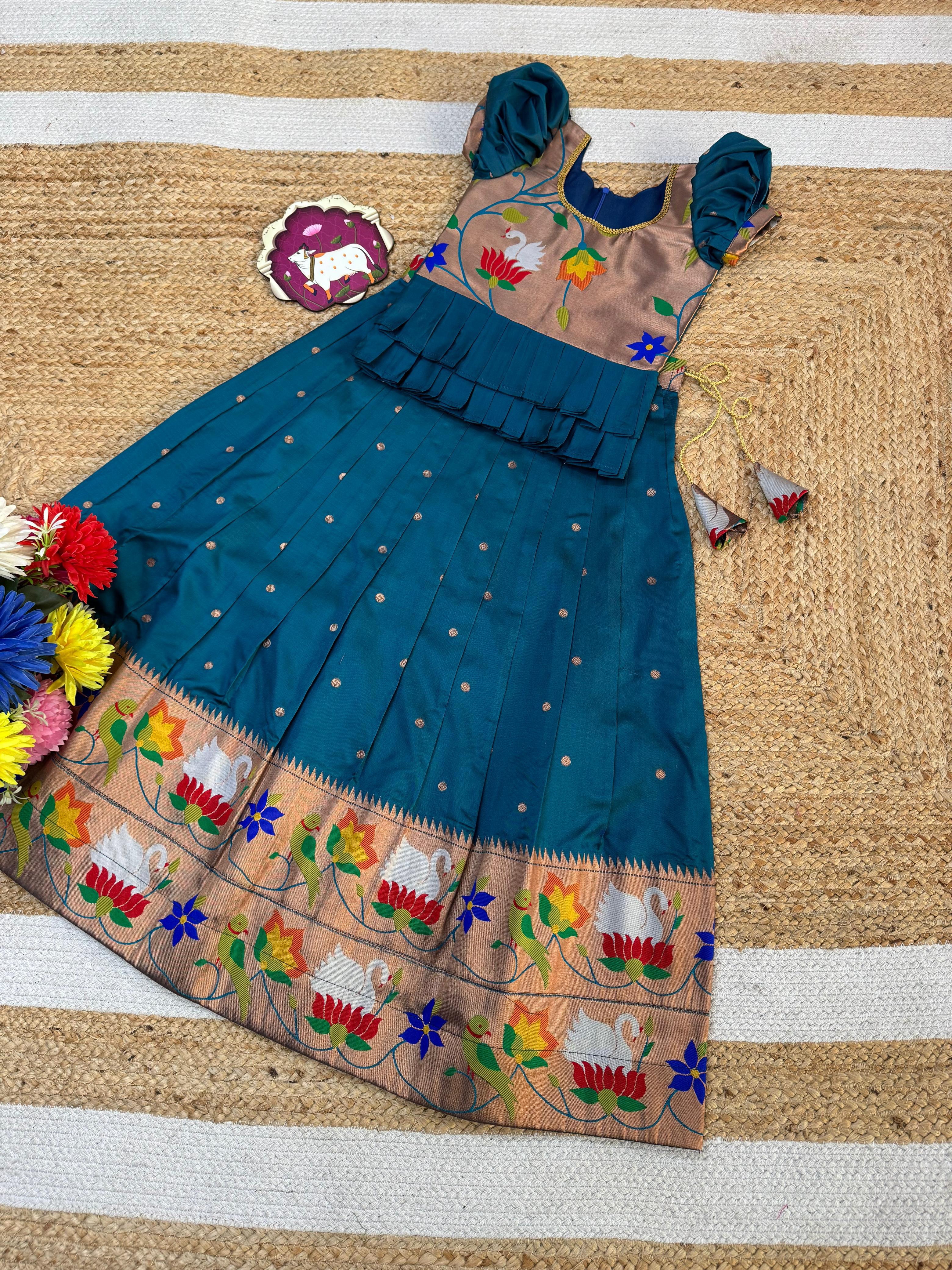 Meena Work Kids Lehenga