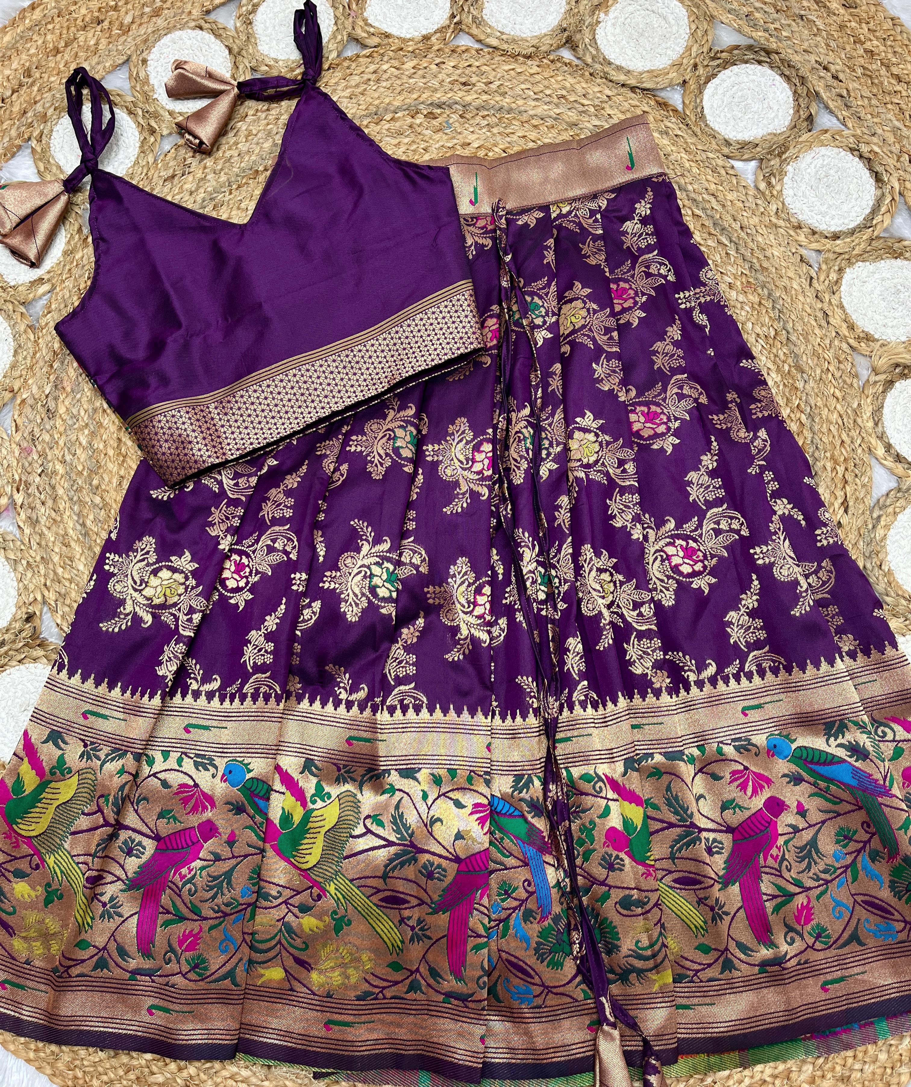 Peacock Paithani Lehenga Set