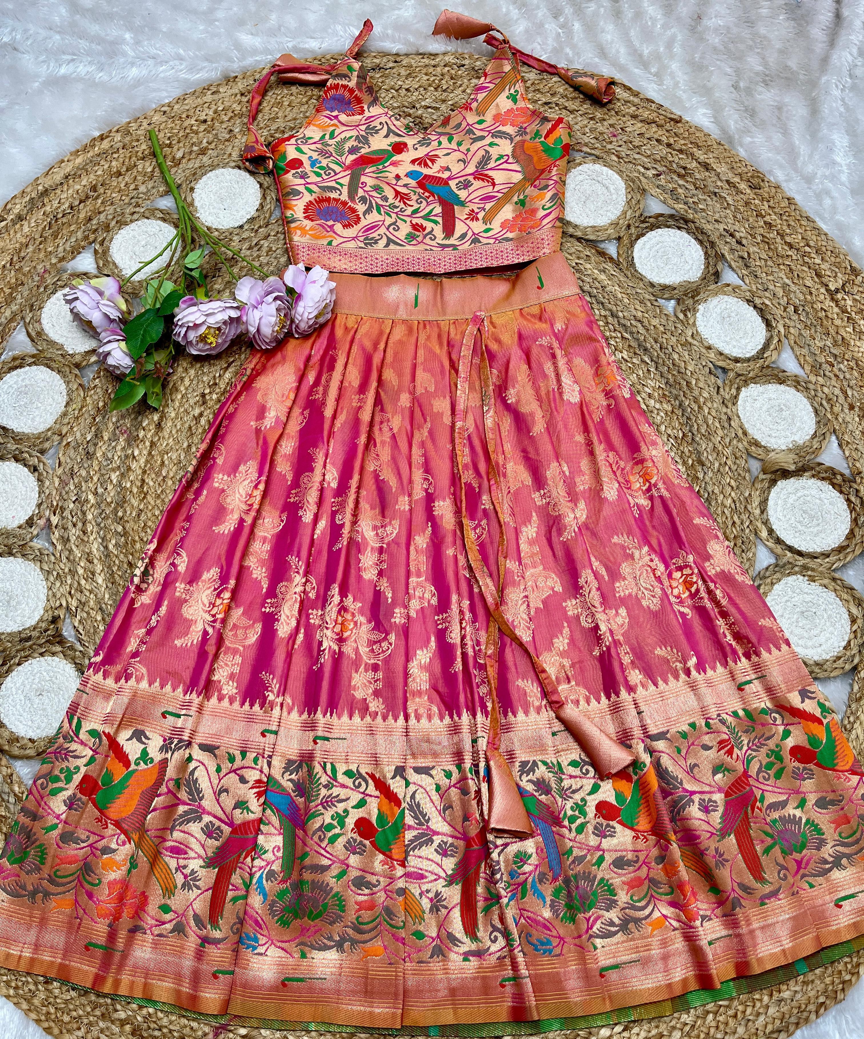 Peacock Paithani Lehenga Set