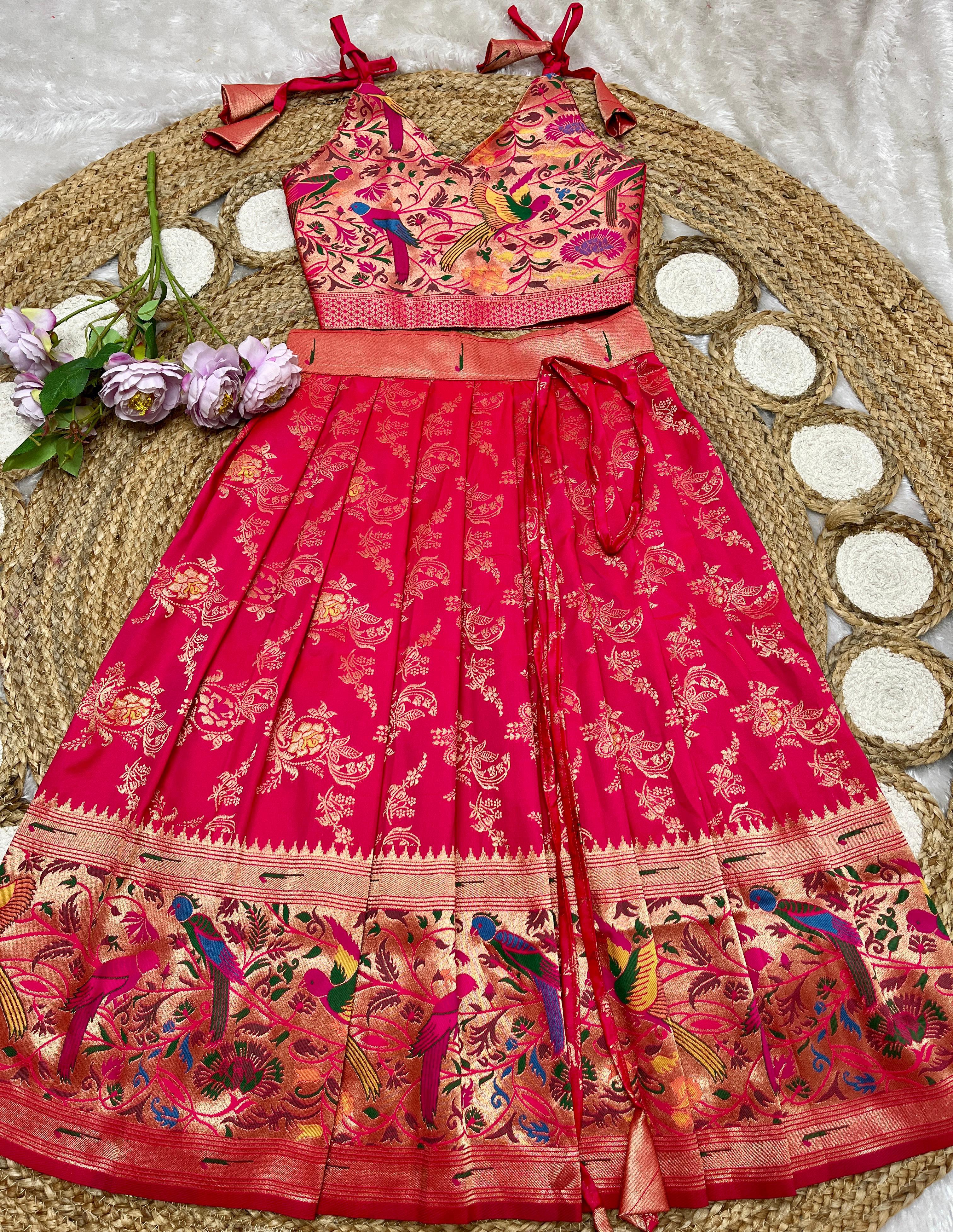 Peacock Paithani Lehenga Set