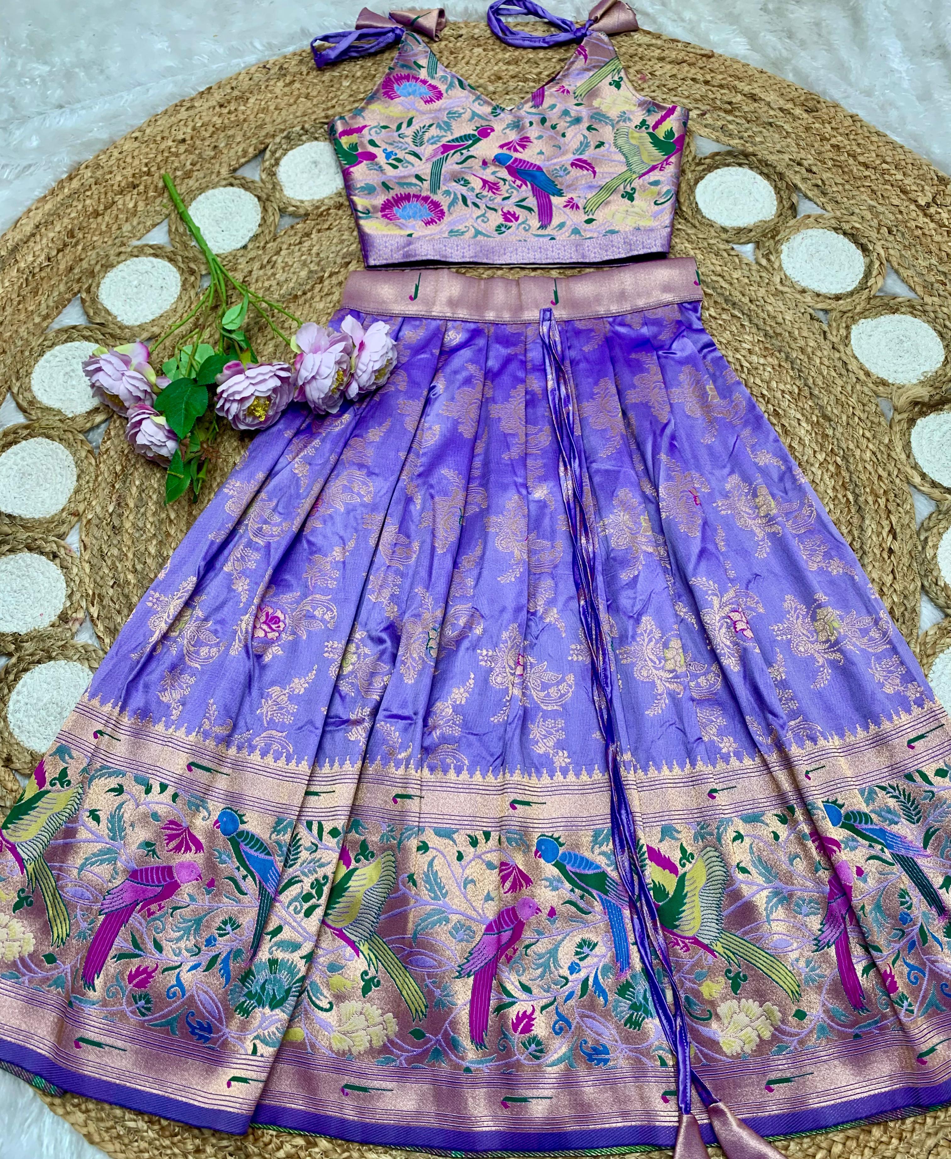 Peacock Paithani Lehenga Set