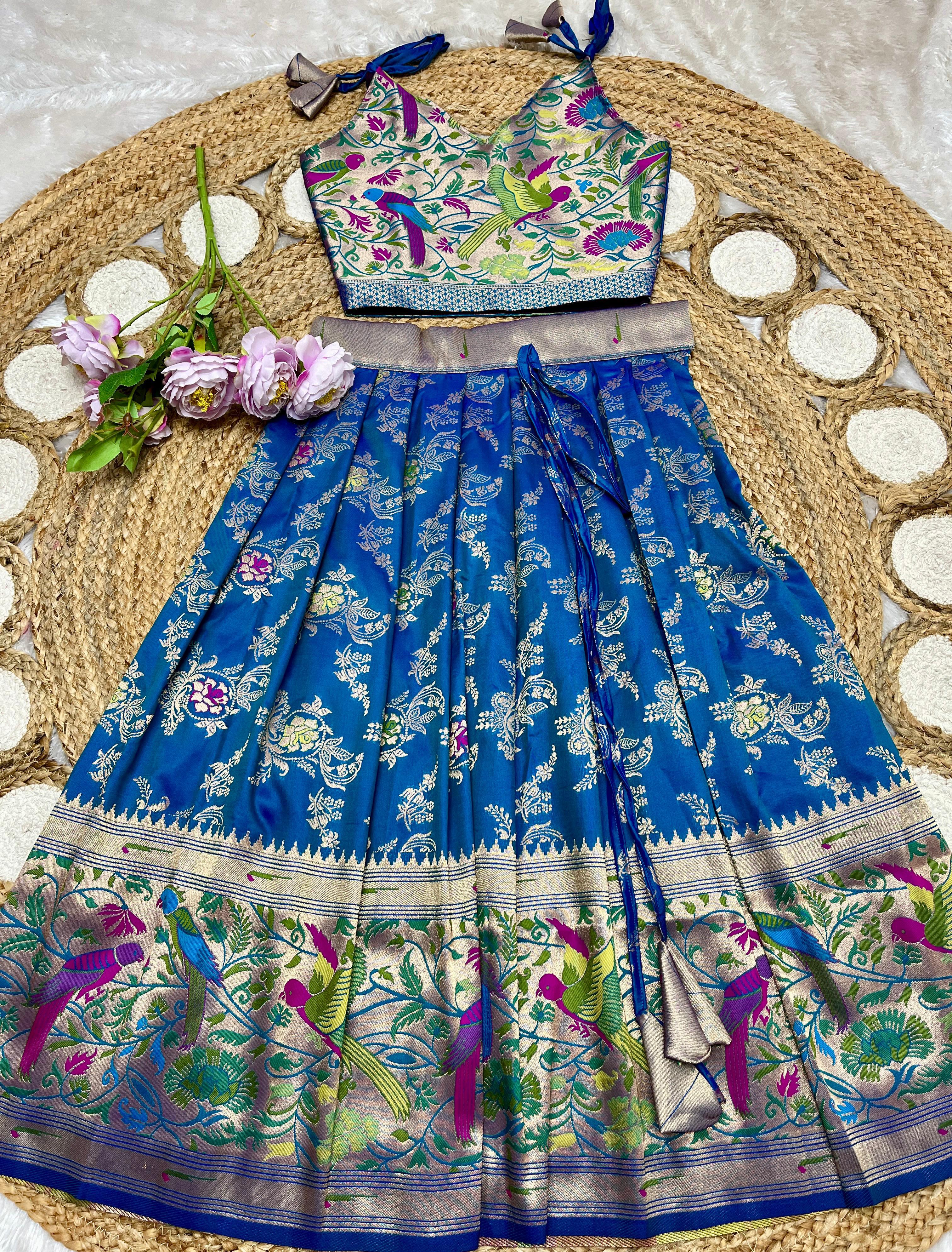 Peacock Paithani Lehenga Set