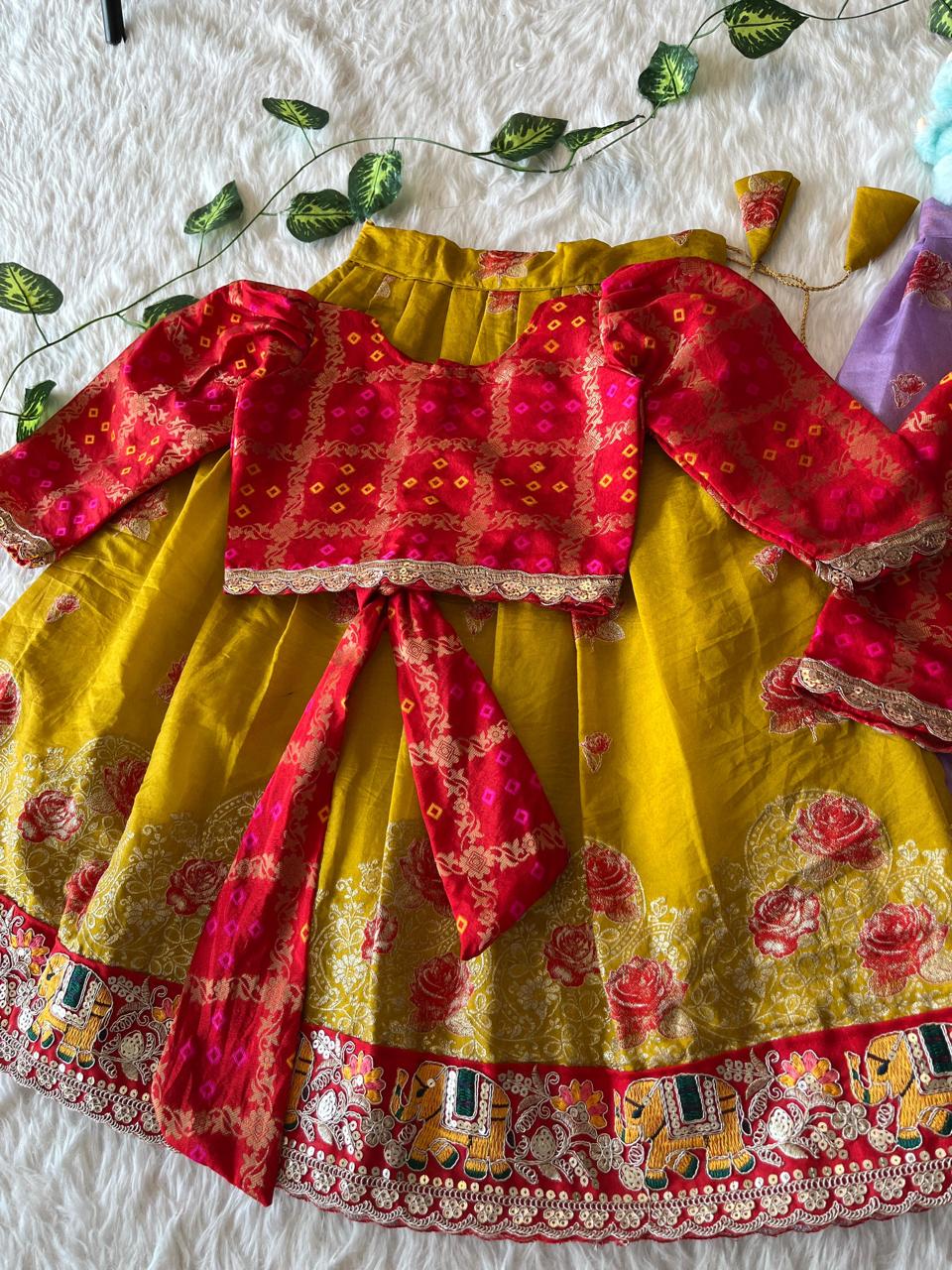 Floral Lehenga Set