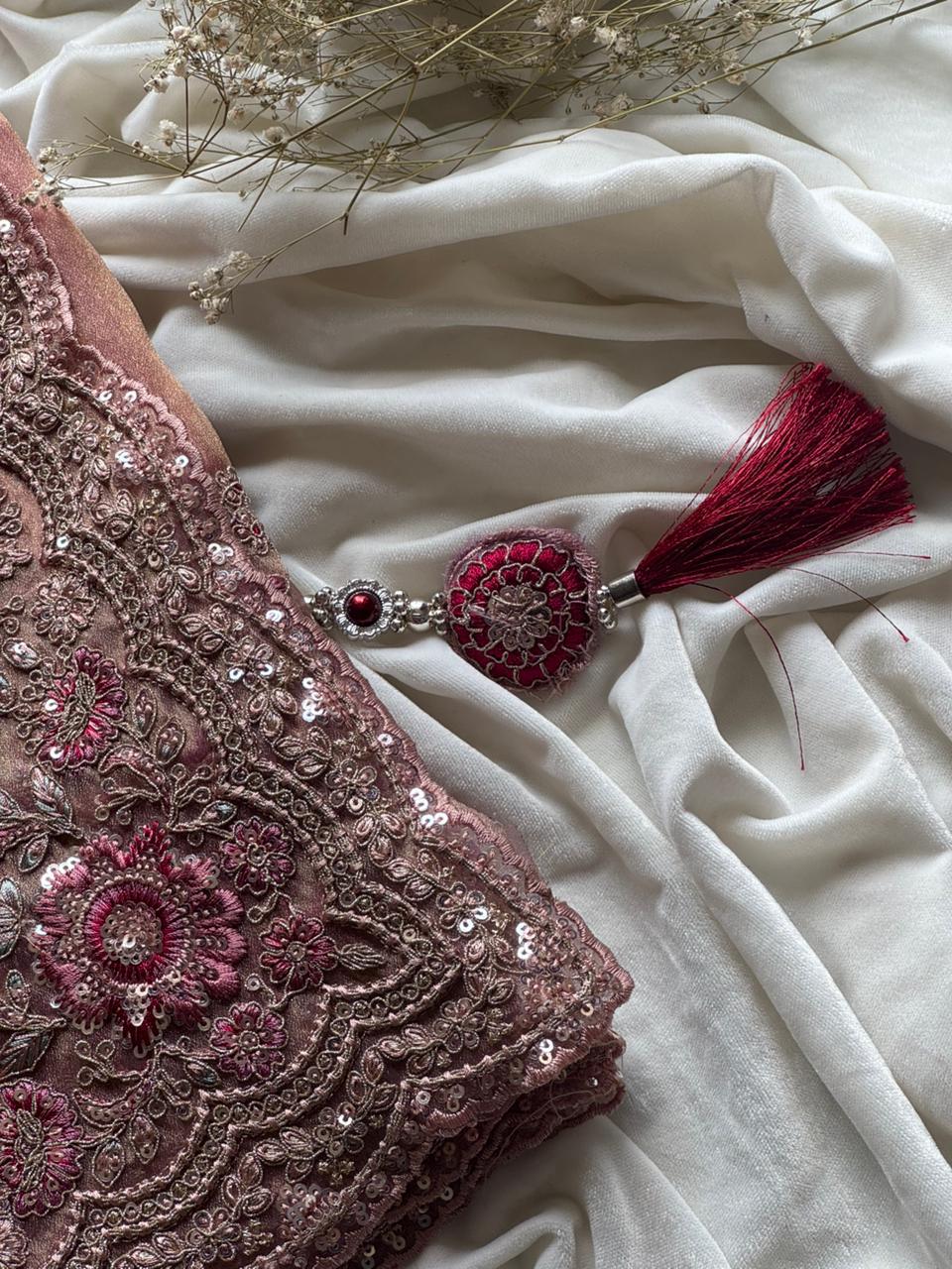 Blush Pink Saree