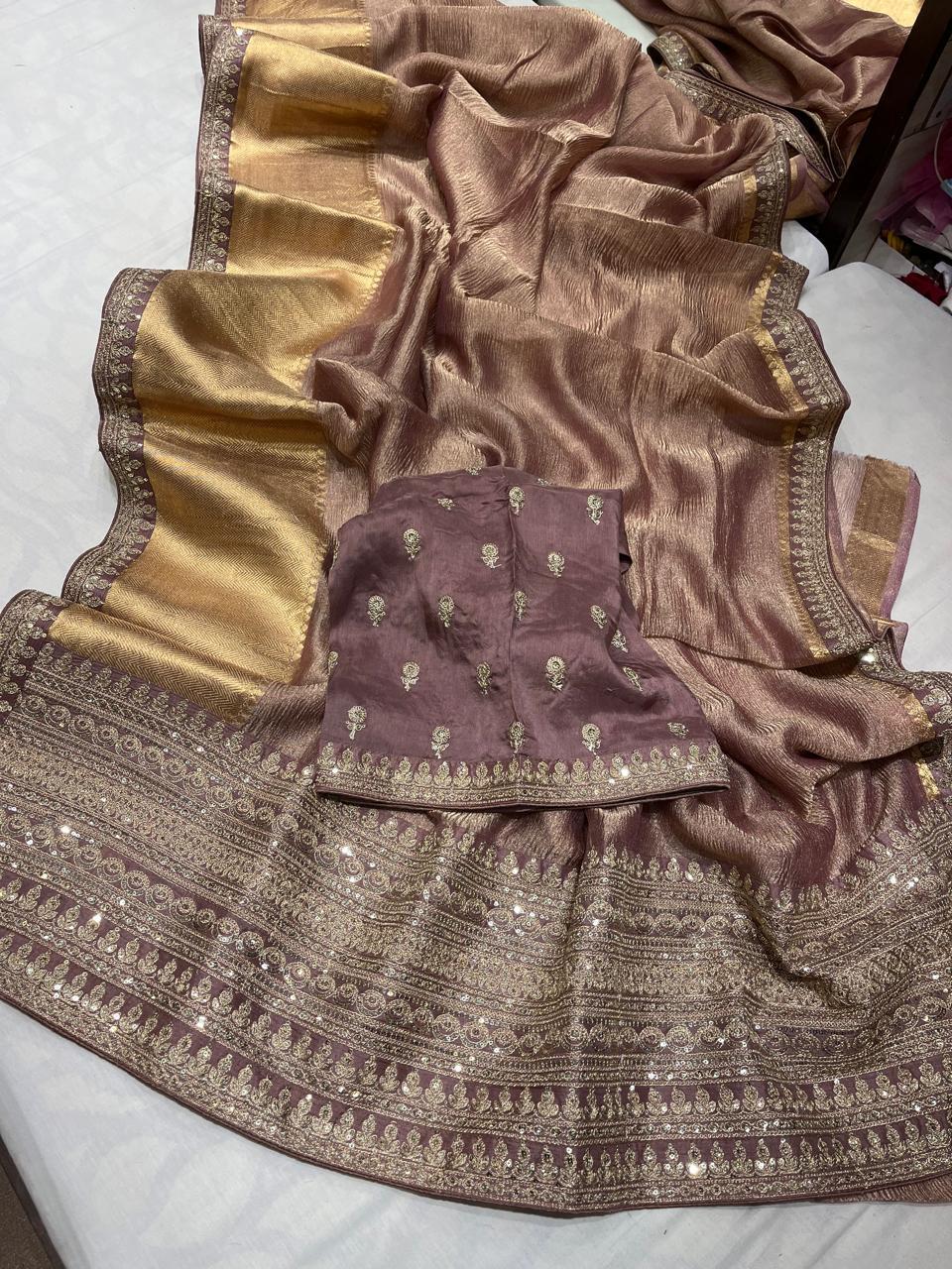 Tissue Elegant Sarees