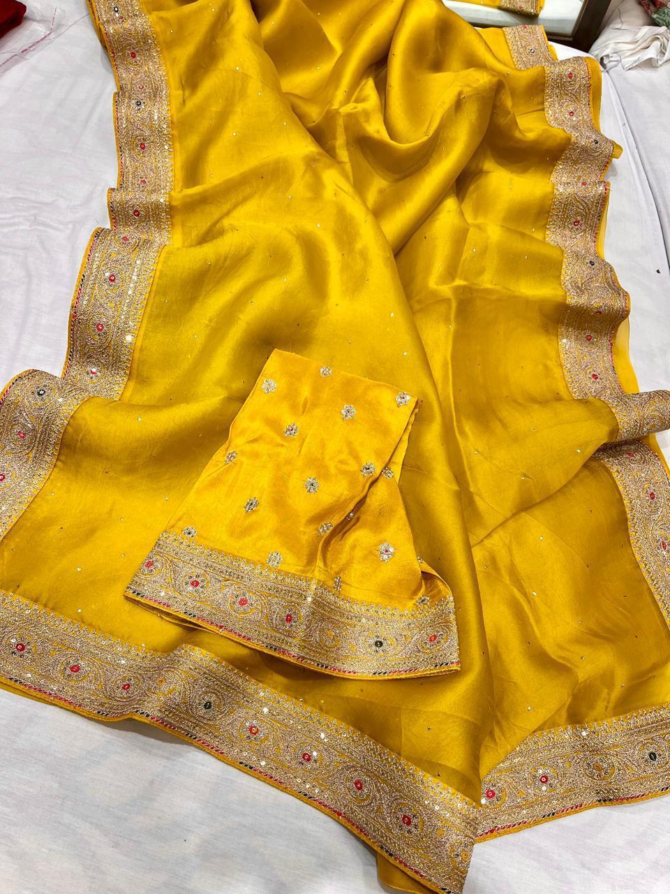 Tissue Mukesh Saree