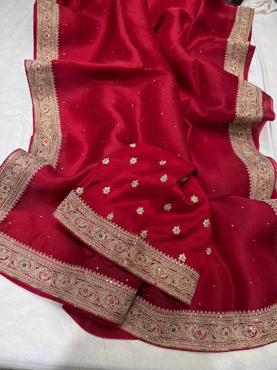 Tissue Mukesh Saree