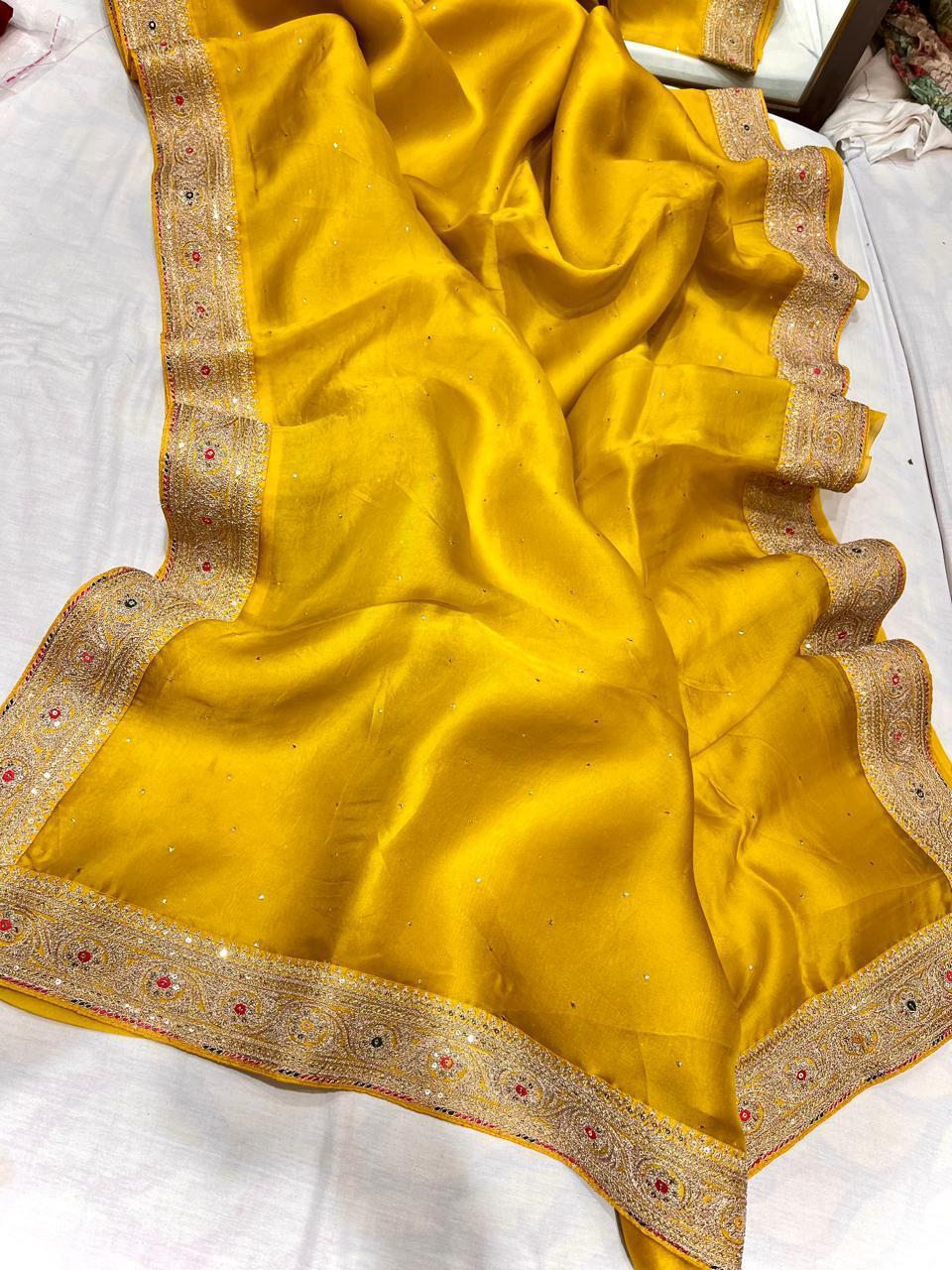 Tissue Mukesh Saree