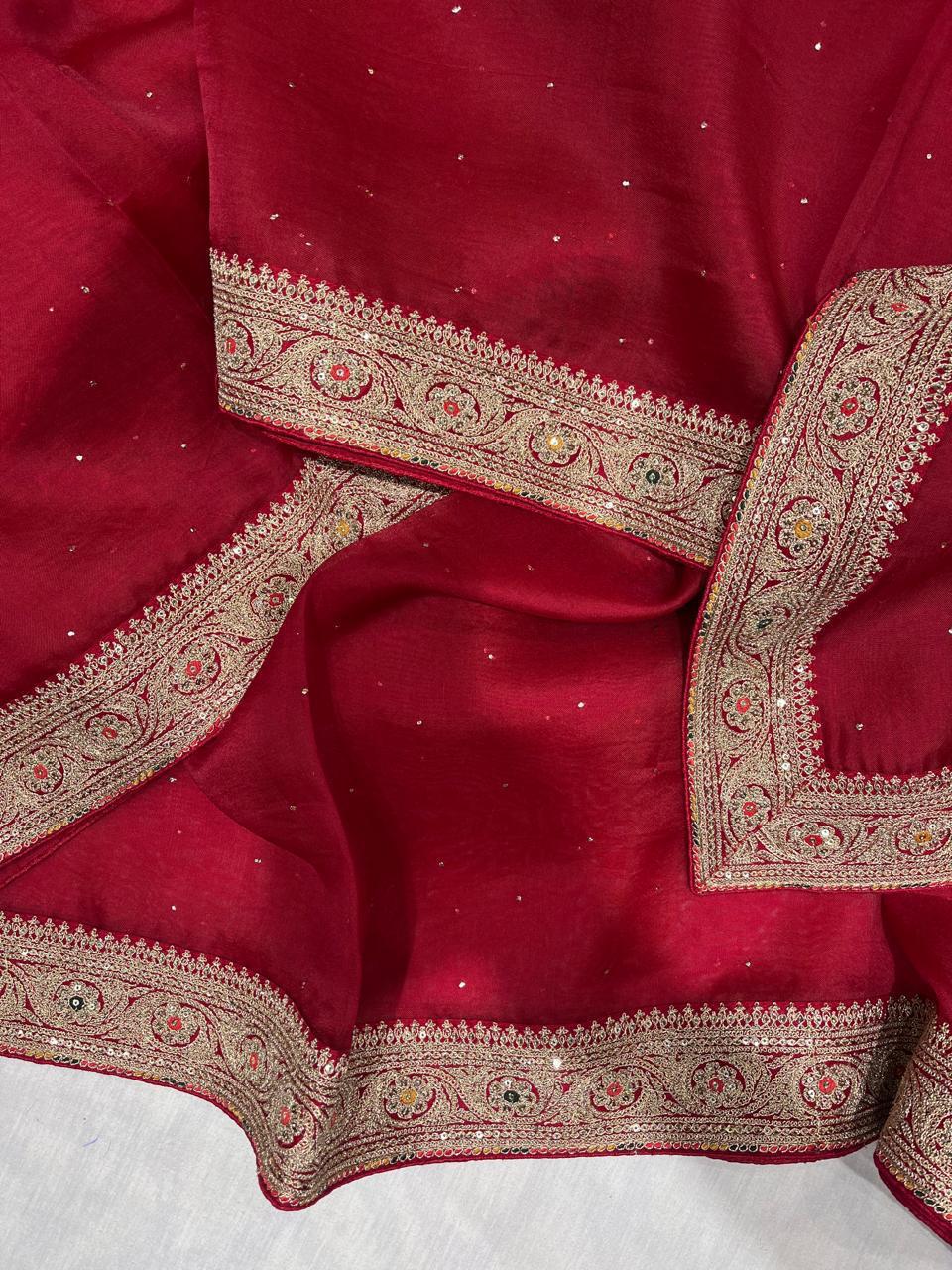 Tissue Mukesh Saree