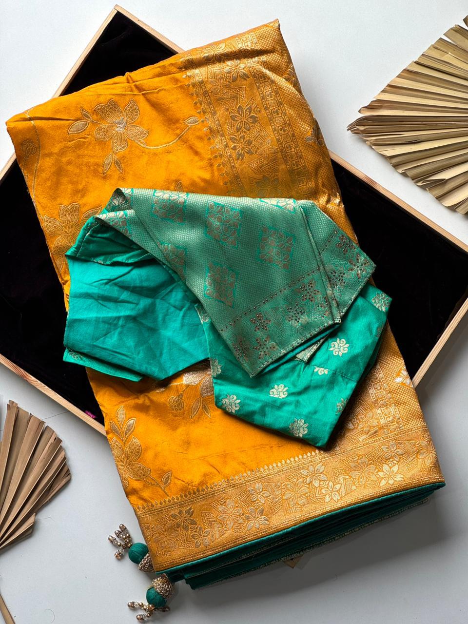 Munga silk saree