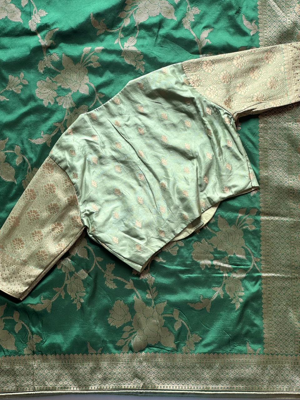 Mungs Silk Designer Saree