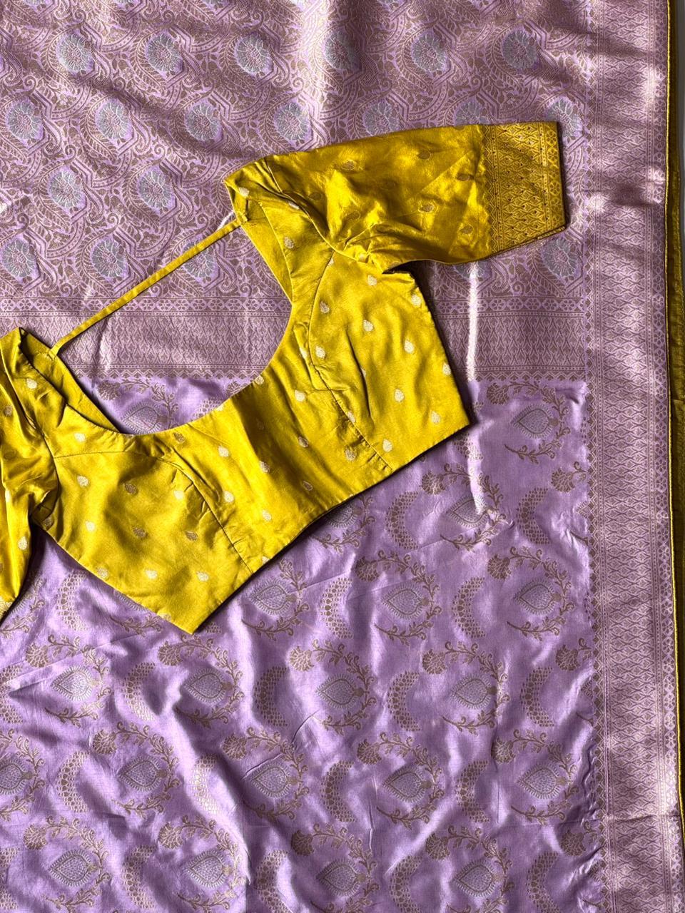 Mungs Silk Designer Saree