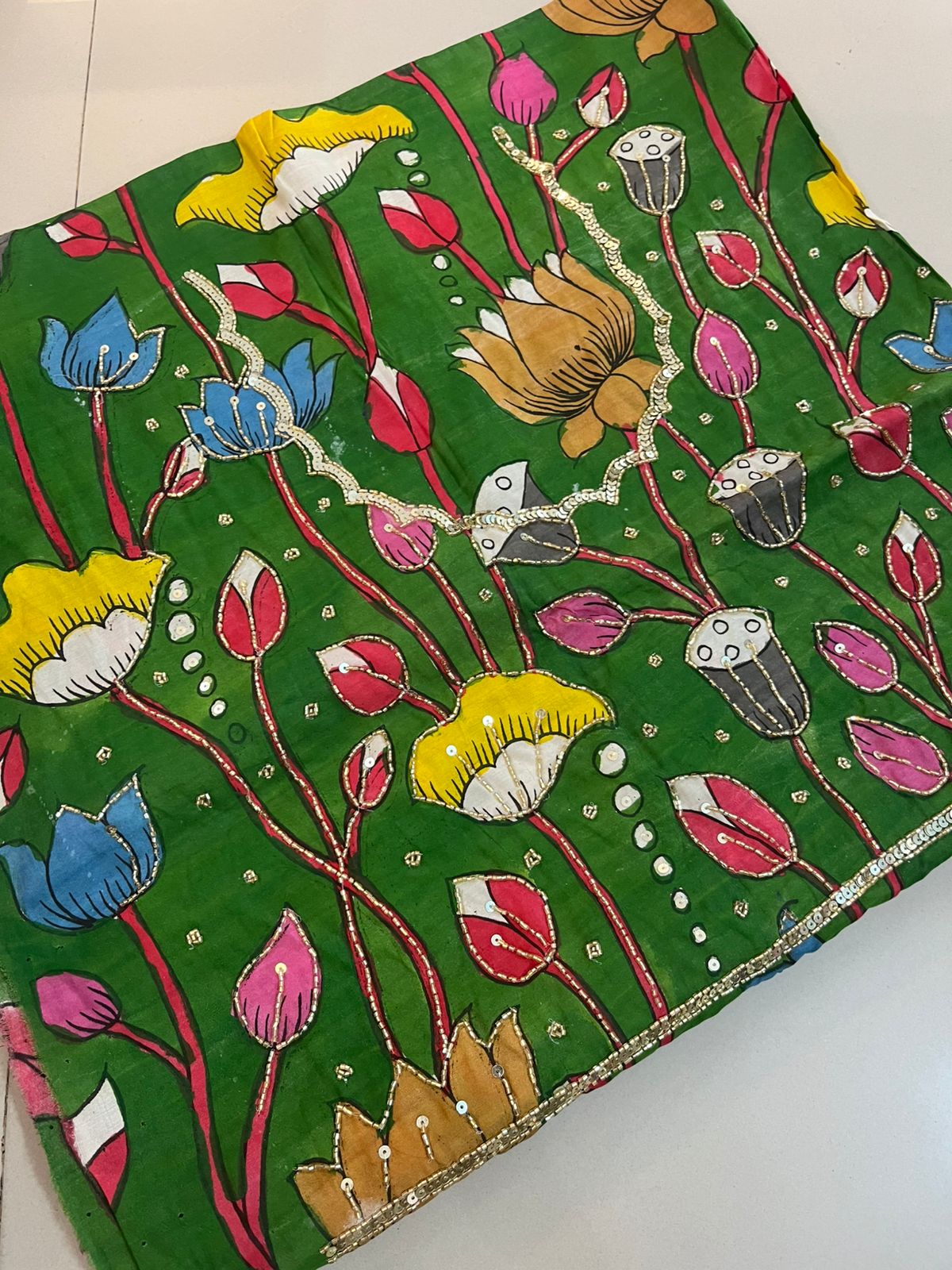 Pure Pen Kalamkari Blouse