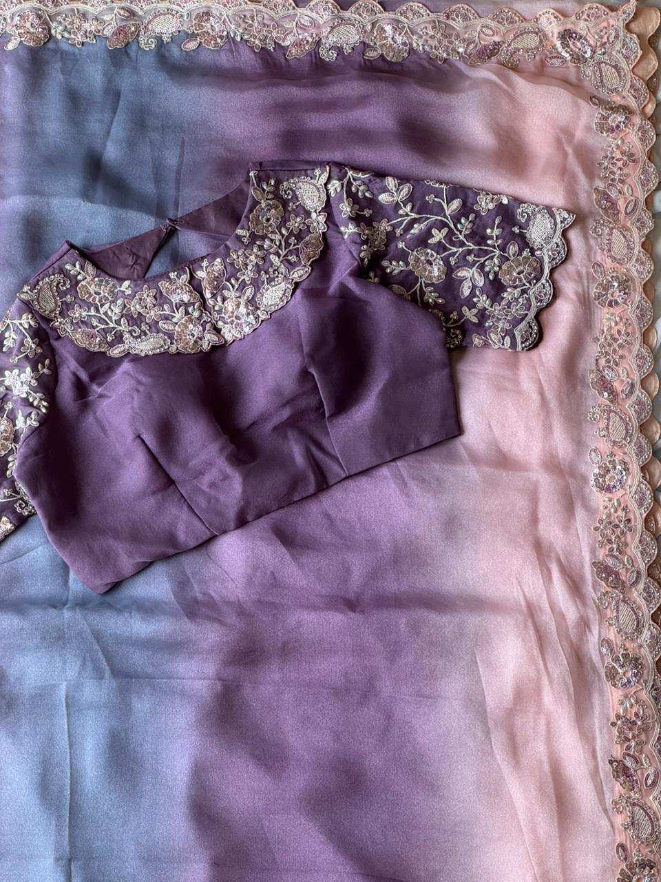 Ombre Queen Sarees